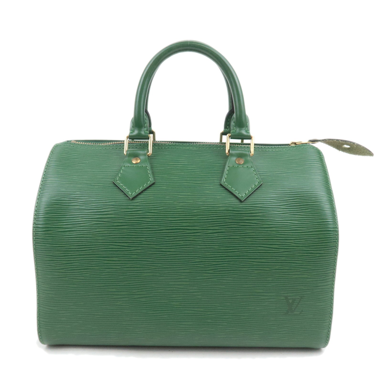Louis Vuitton Epi Speedy 25 Handbag Borneo Green M4301488549