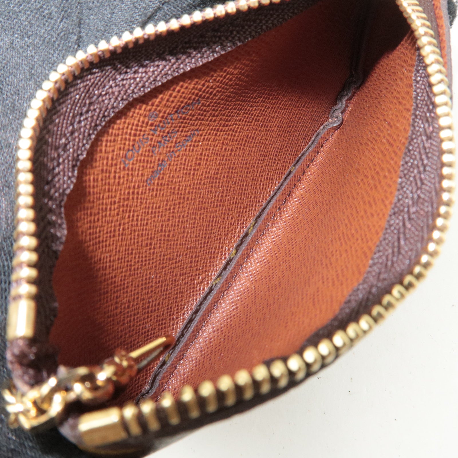 Louis Vuitton Monogram Pochette Cles Coin Case M62650