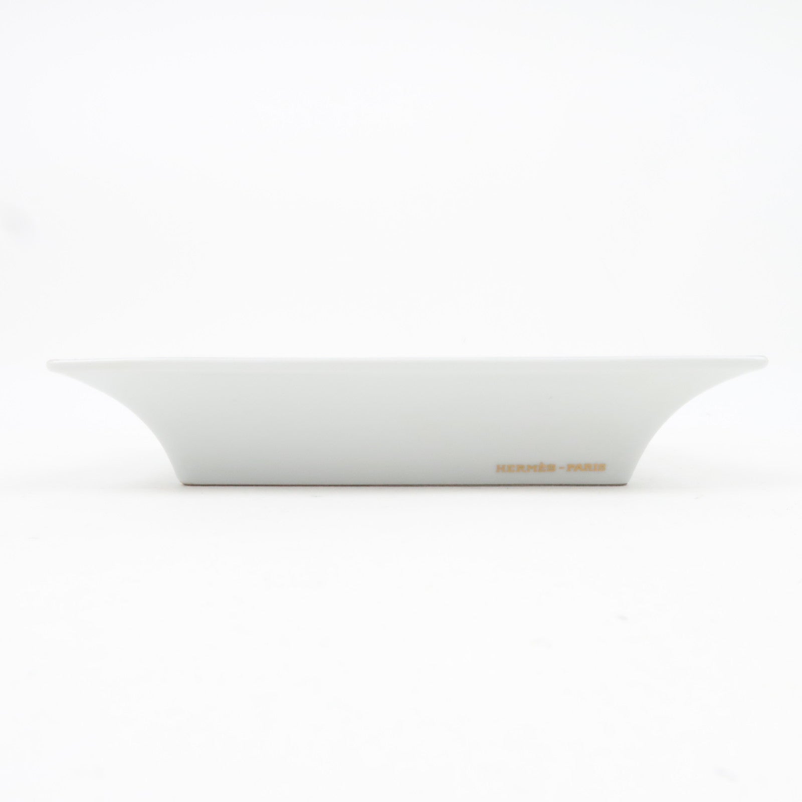HERMES Porcelain Ashtray "Roman Horsemen" Beige