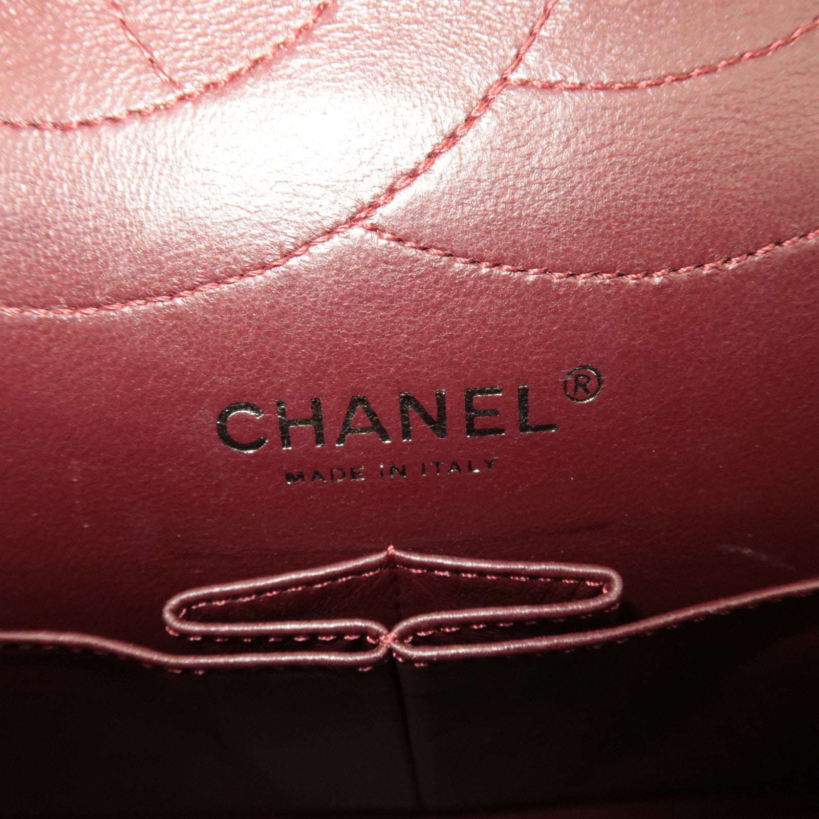 CHANEL 2.55 Matelasse Double Flap Aged Calfskin Chain Shoulder Bag Black