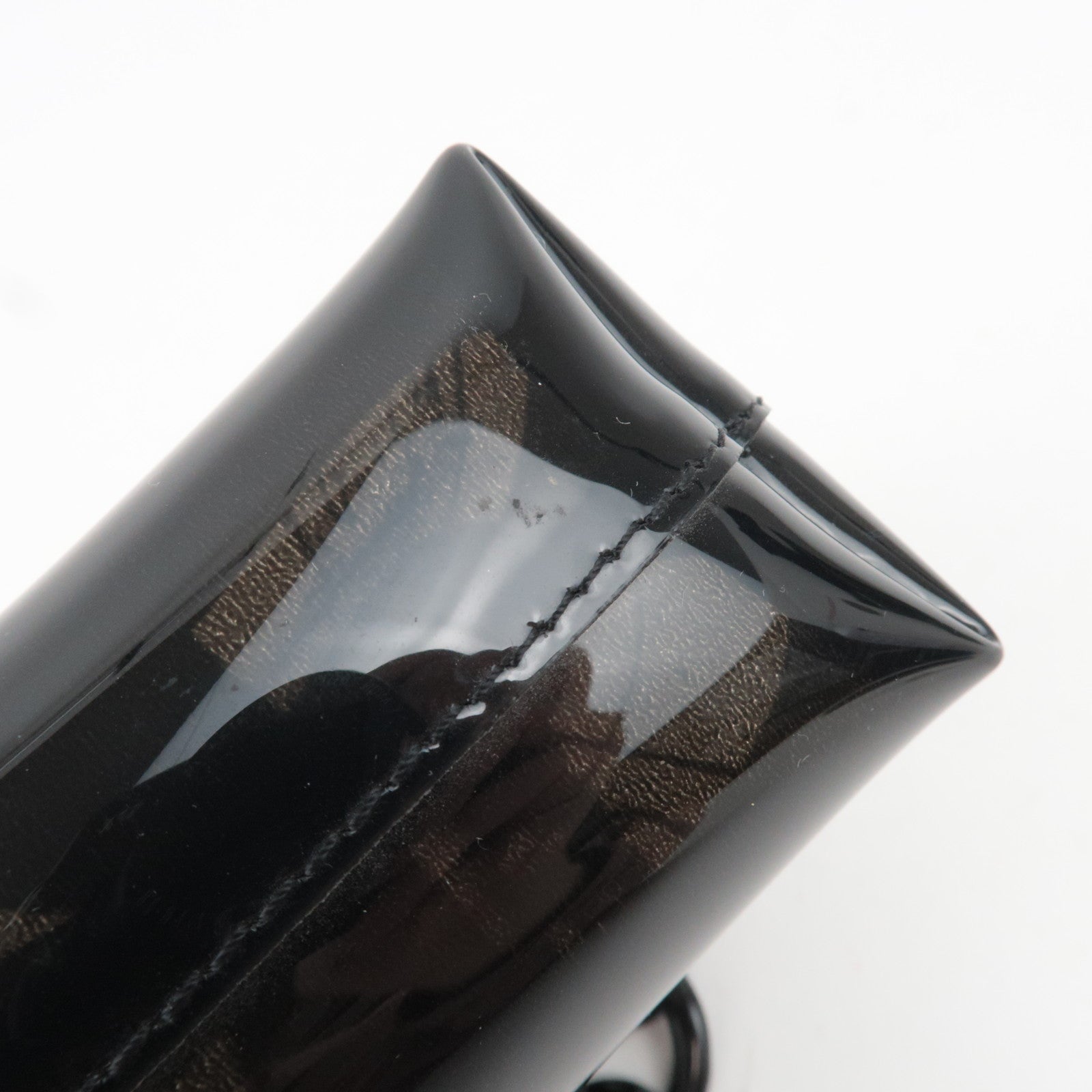 CHANEL Window Line Clear Shoulder Bag Black