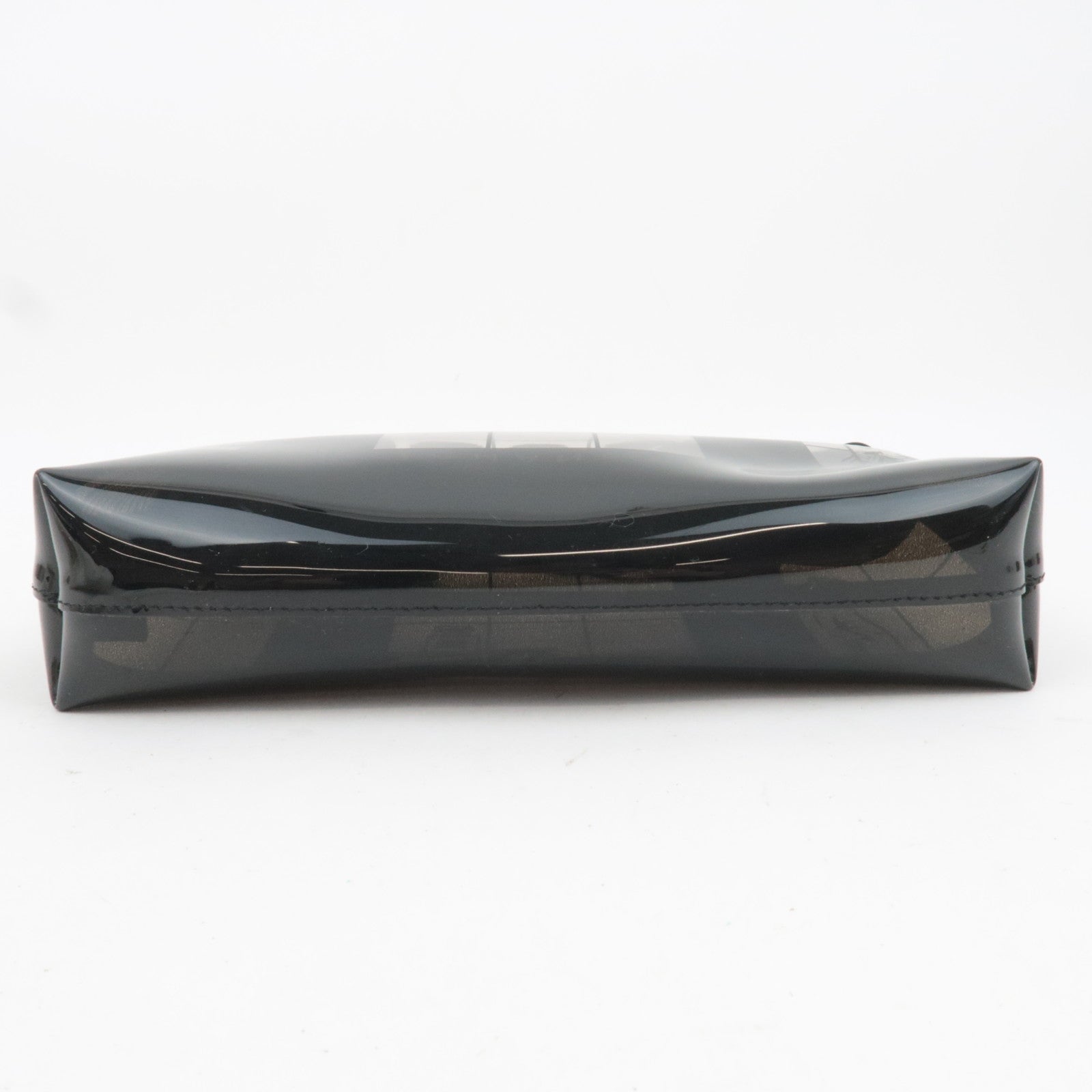CHANEL Window Line Clear Shoulder Bag Black