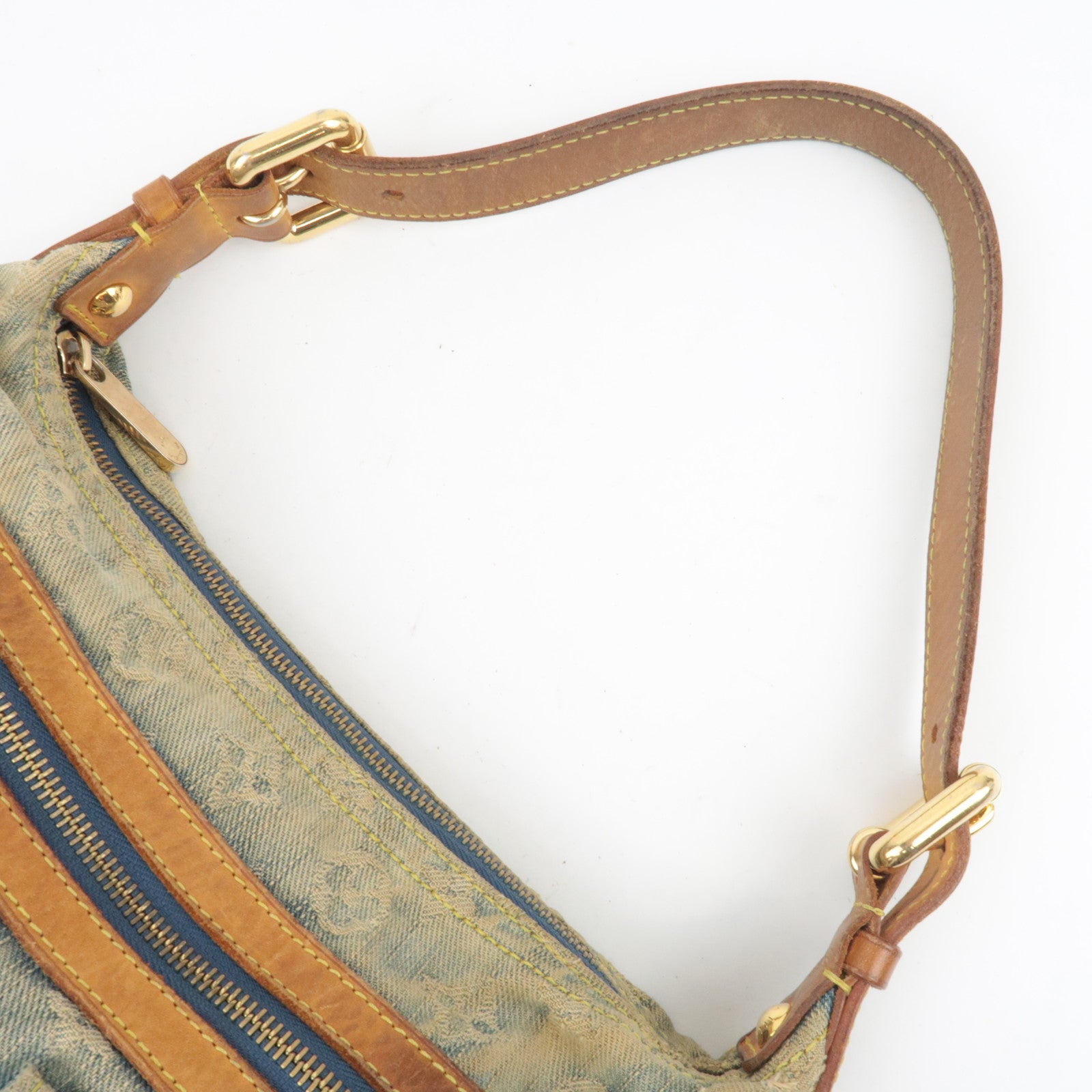 Louis Vuitton Monogram Denim Baggy PM Shoulder Bag M95049