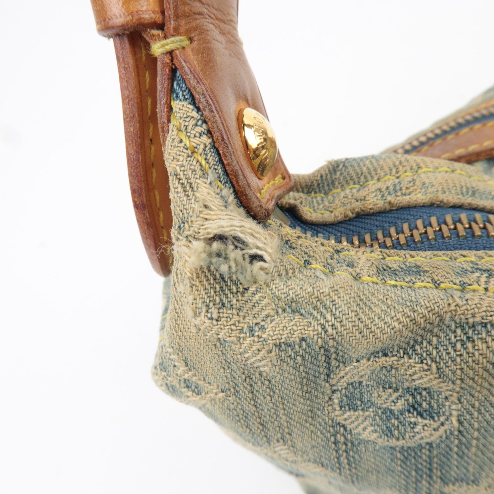 Louis Vuitton Monogram Denim Baggy PM Shoulder Bag M95049