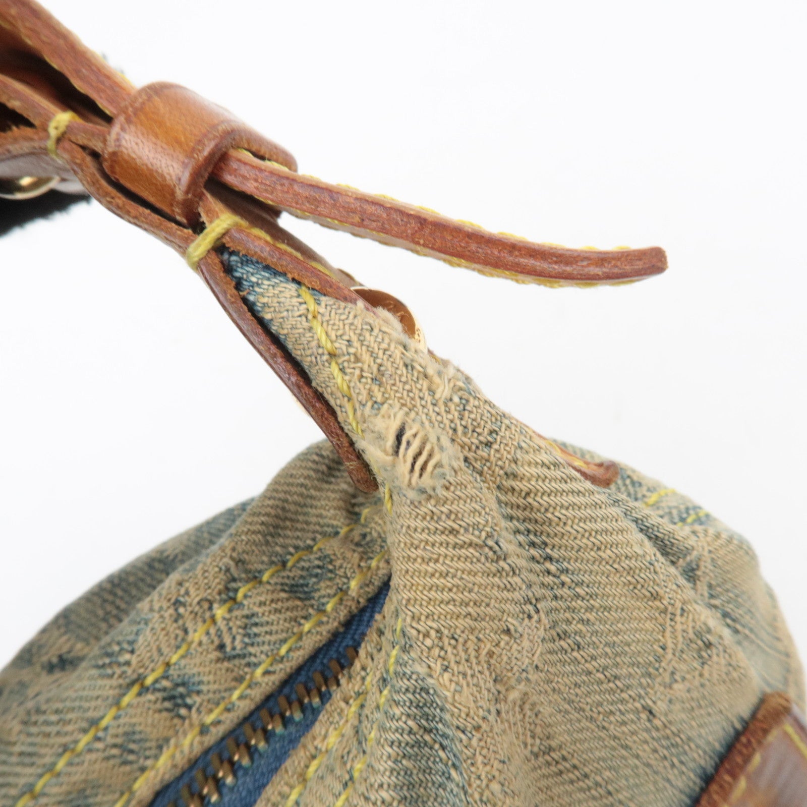 Louis Vuitton Monogram Denim Baggy PM Shoulder Bag M95049