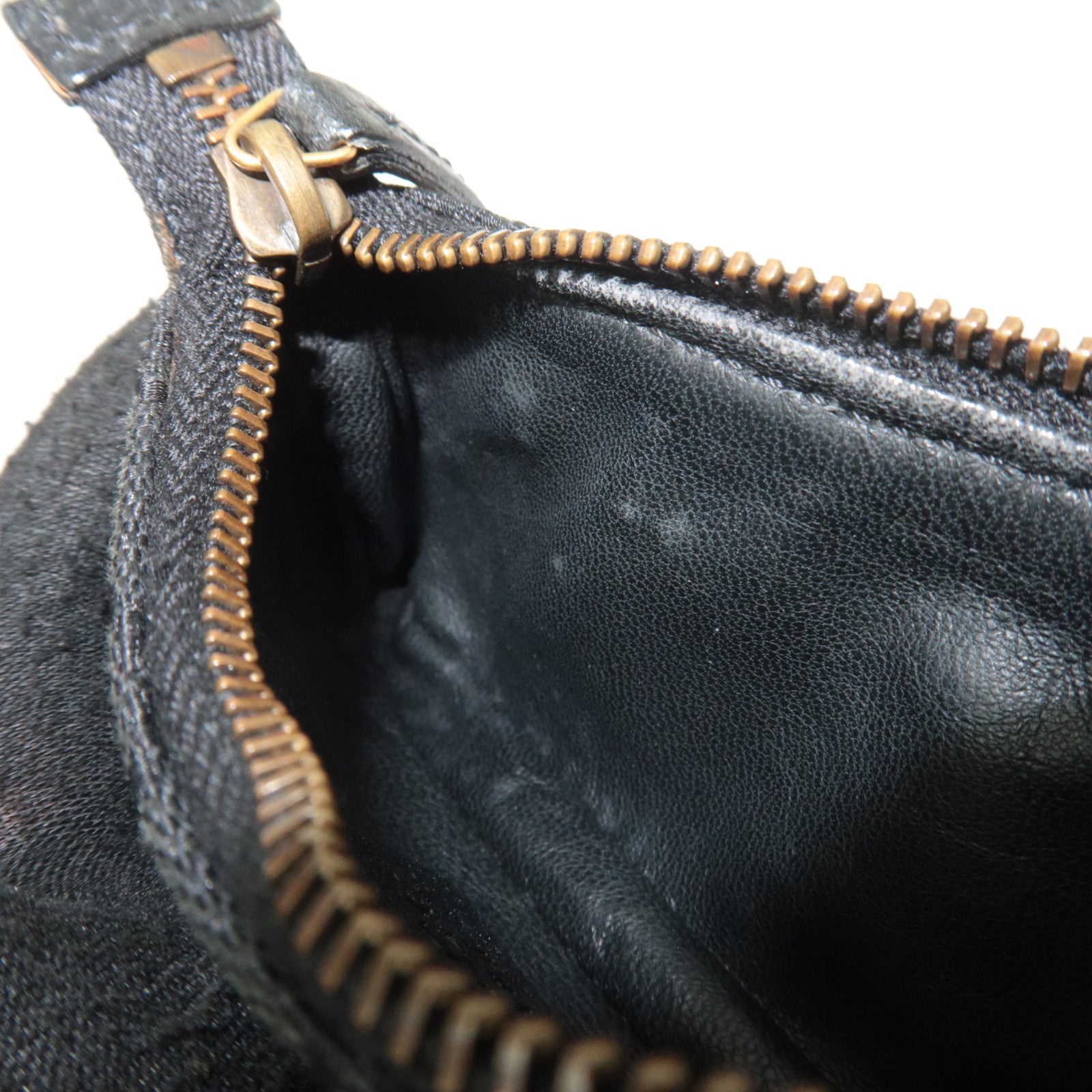 GUCCI GG Canvas Coin Case Black 120973
