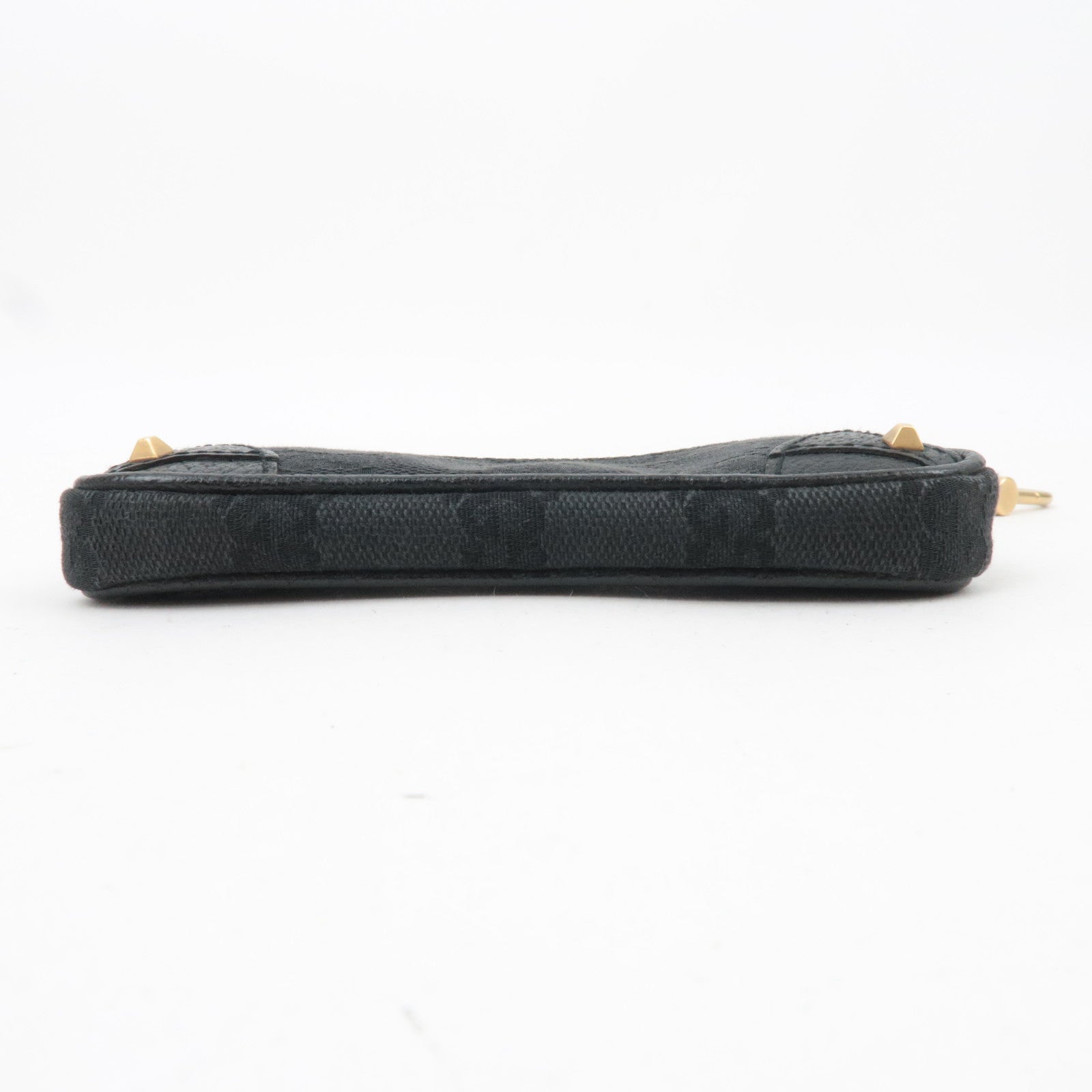 GUCCI GG Canvas Coin Case Black 120973