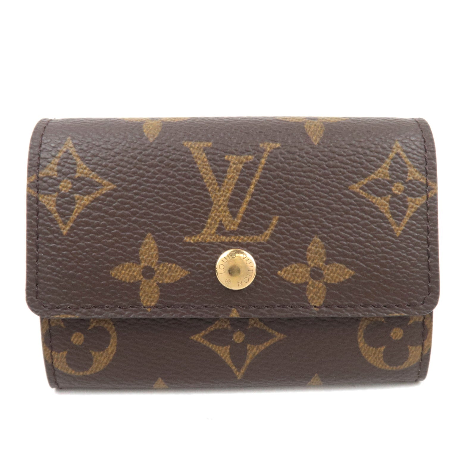 Louis Vuitton Monogram Porte Monnaie Plat Coin Purse M6193088649