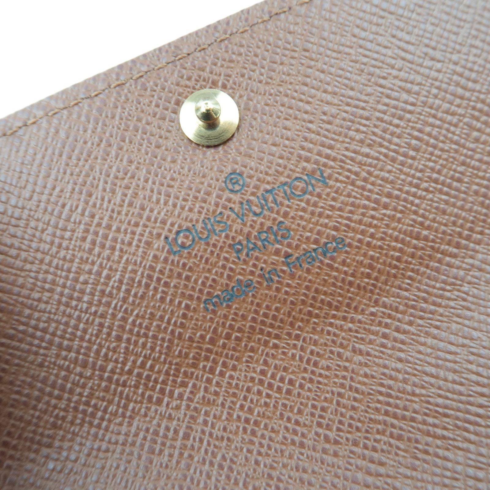Louis Vuitton Monogram Porte Monnaie Plat Coin Purse M61930