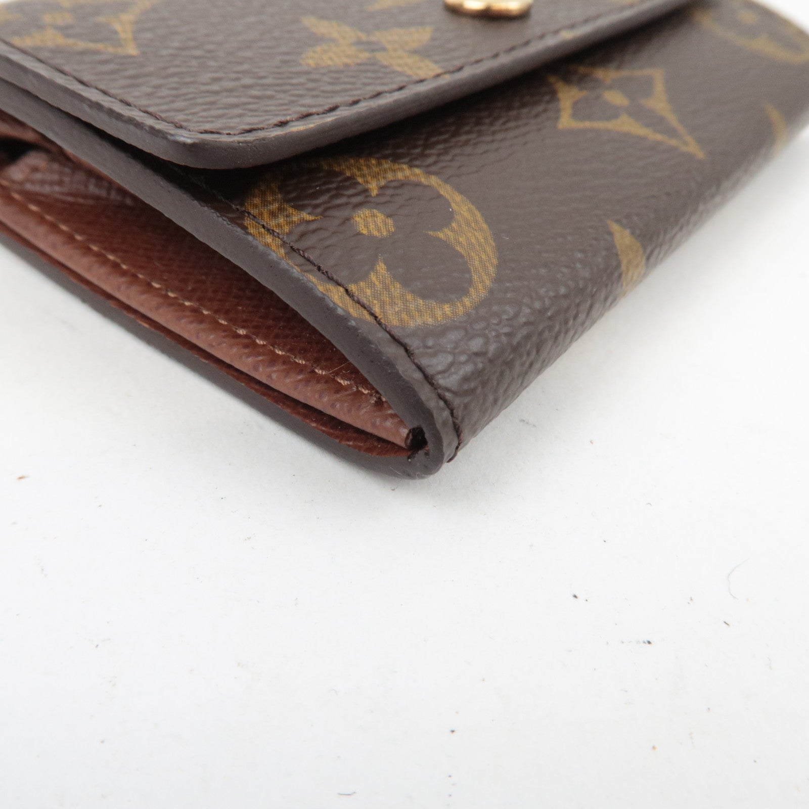 Louis Vuitton Monogram Porte Monnaie Plat Coin Purse M61930