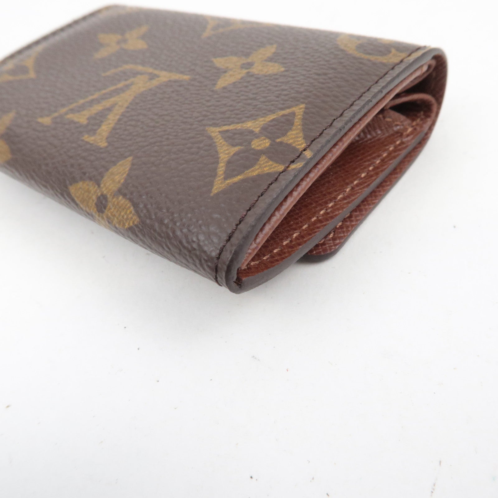 Louis Vuitton Monogram Porte Monnaie Plat Coin Purse M61930