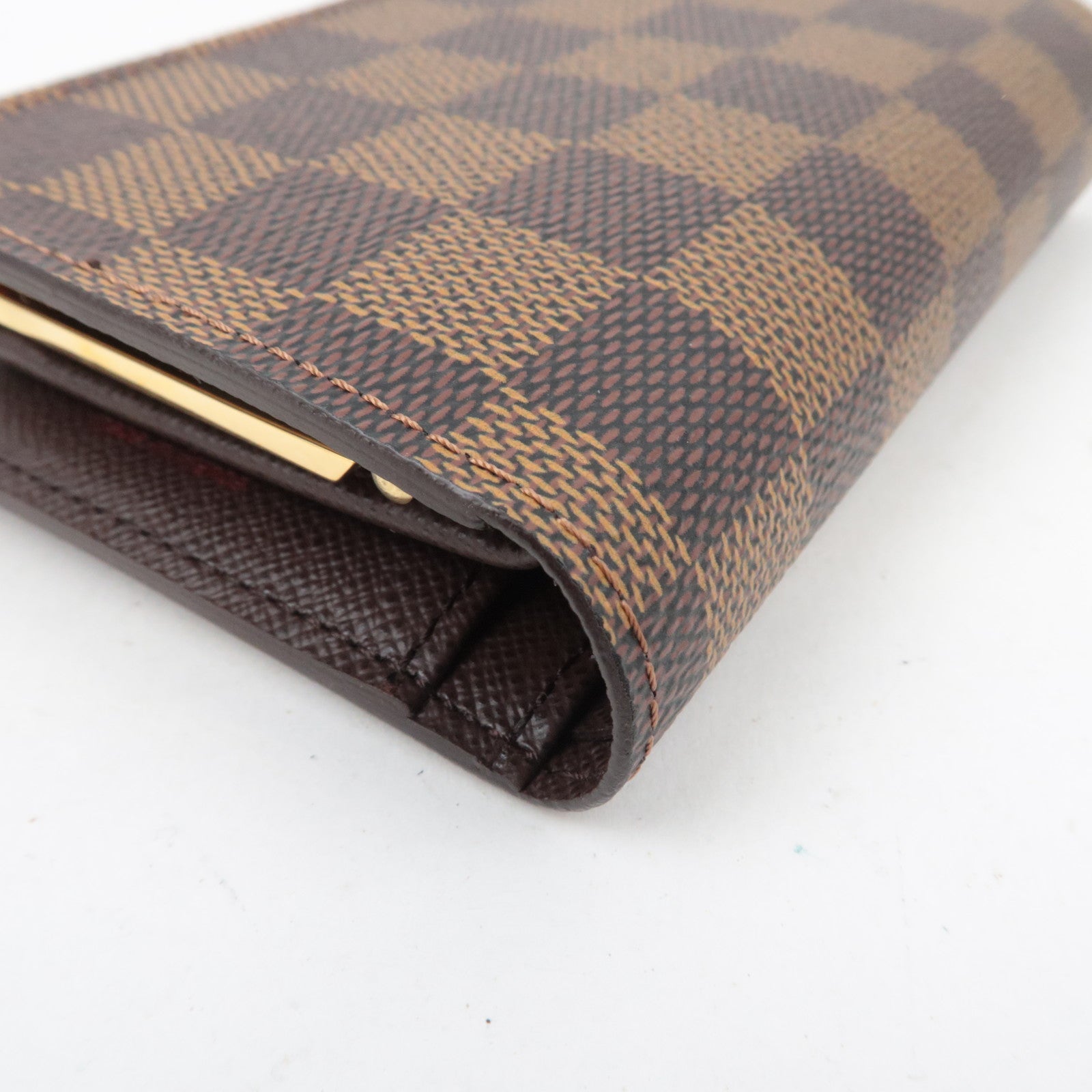 Louis Vuitton Damier Porte Monnaie Viennois Wallet N61664