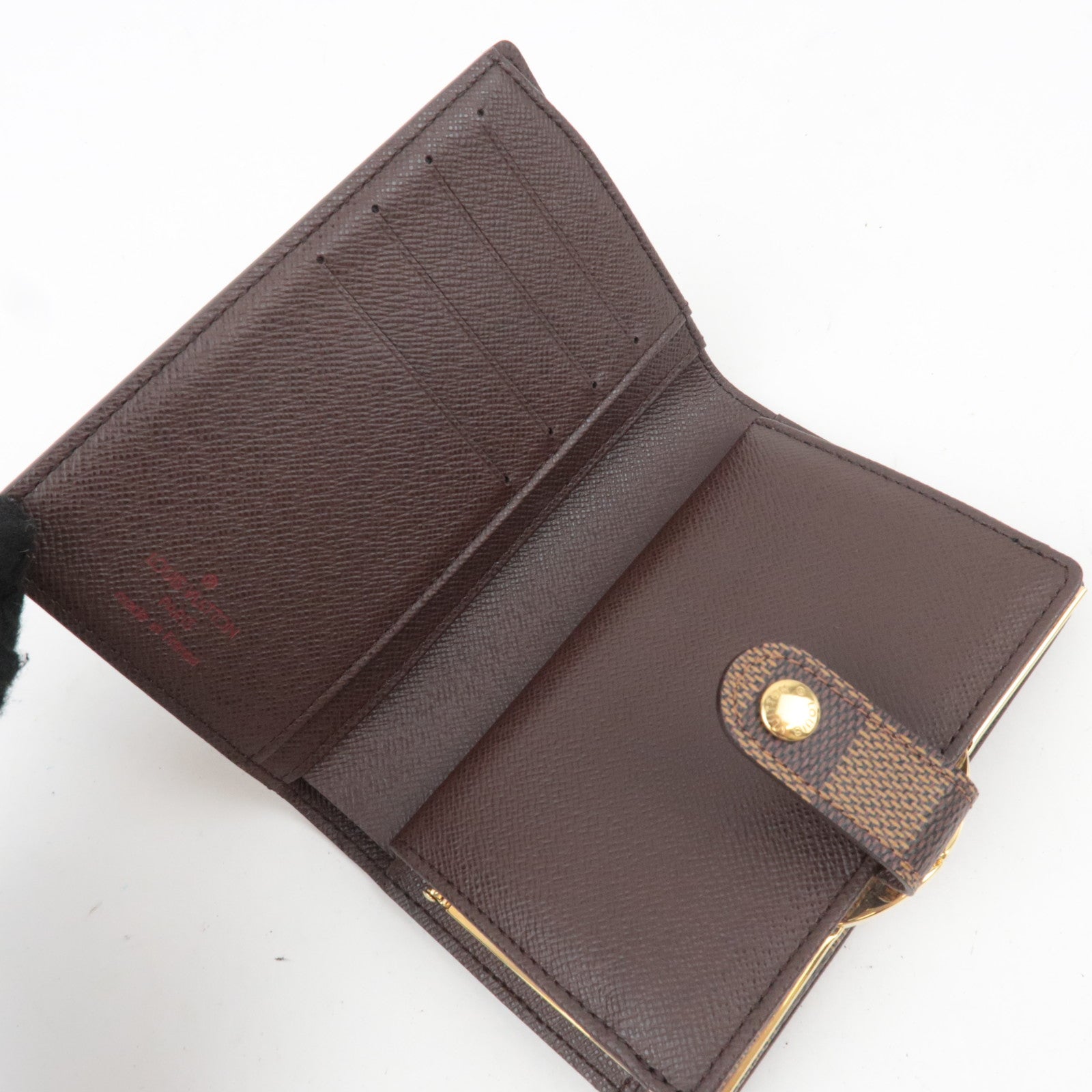 Louis Vuitton Damier Porte Monnaie Viennois Wallet N61664