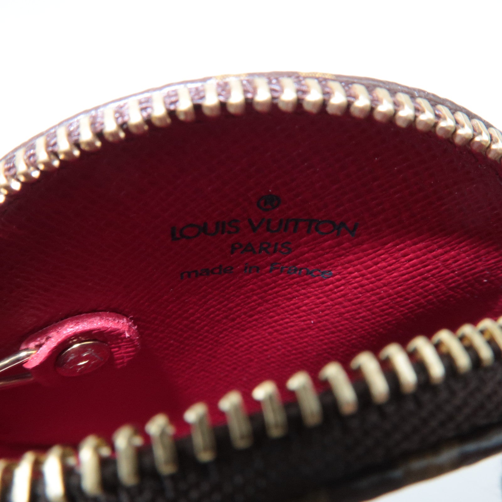 Louis Vuitton Monogram Cherry Porte Monnaie Rond Coin Case M95043