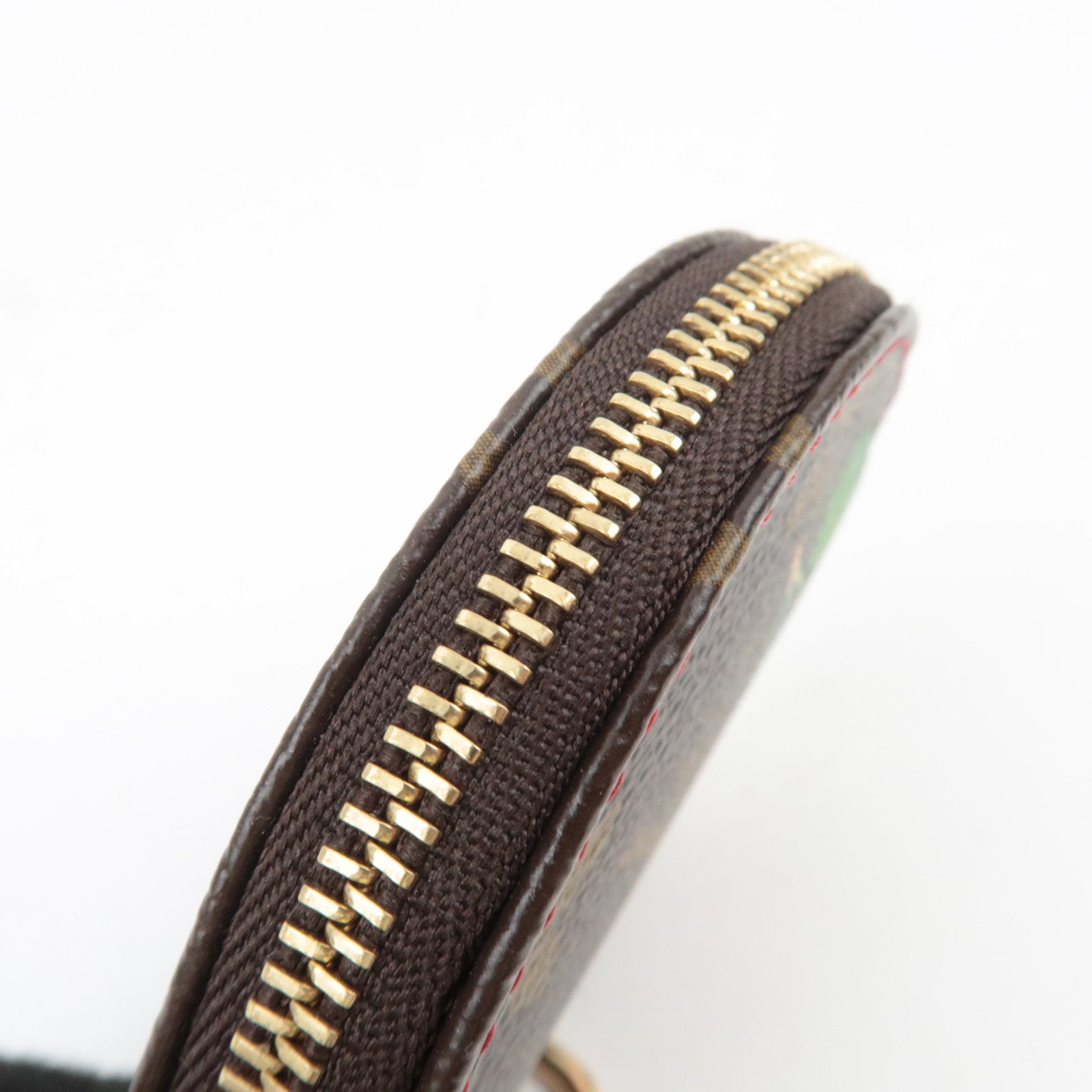 Louis Vuitton Monogram Cherry Porte Monnaie Rond Coin Case M95043