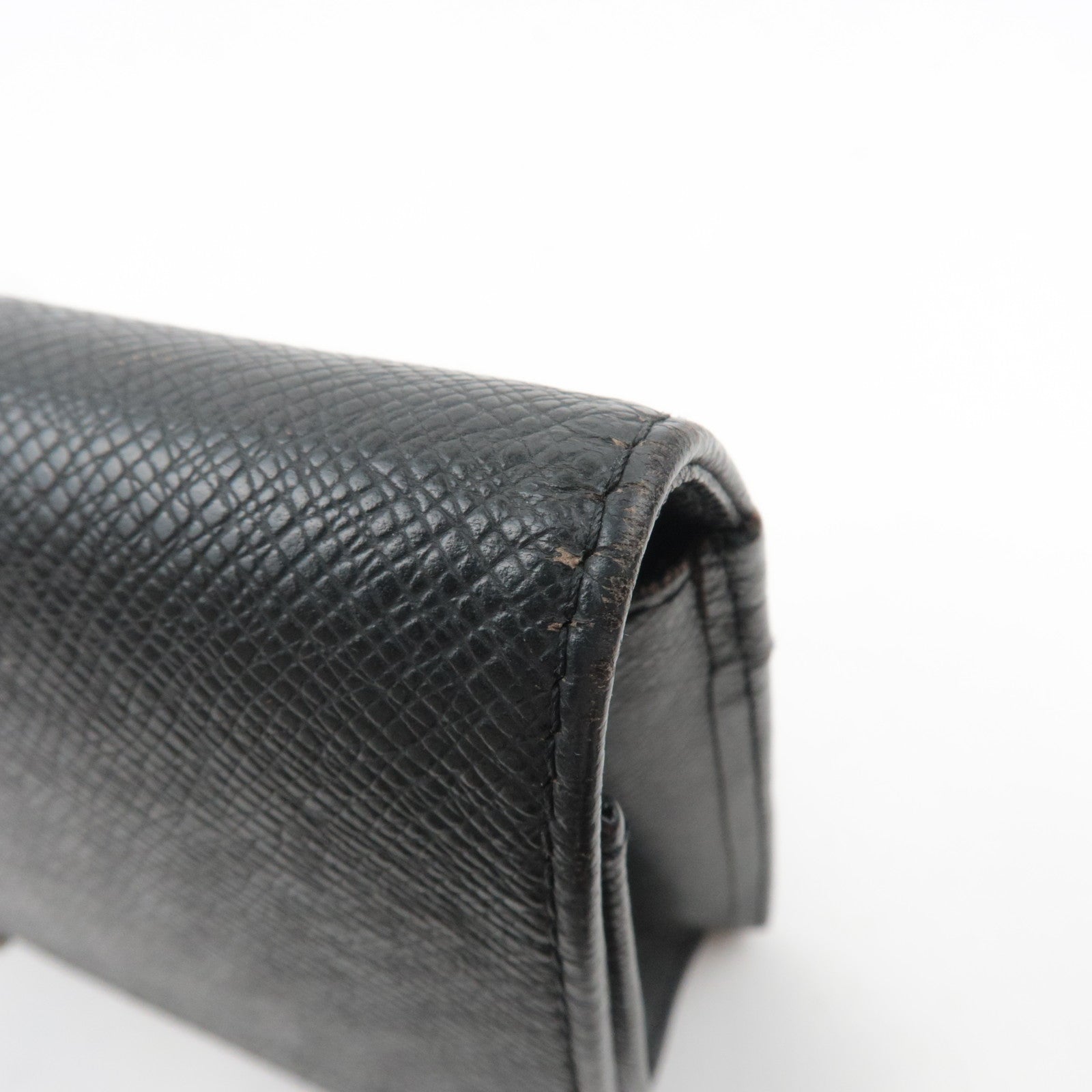 Louis Vuitton Taiga Selenga Clutch Bag Ardoise M30782