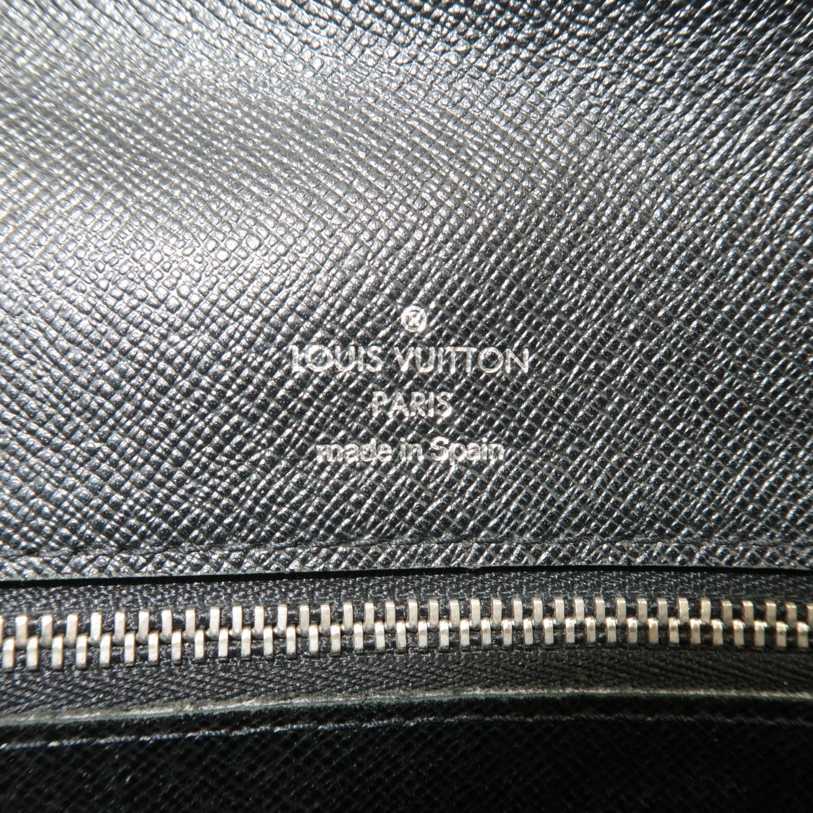 Louis Vuitton Taiga Selenga Clutch Bag Ardoise M30782