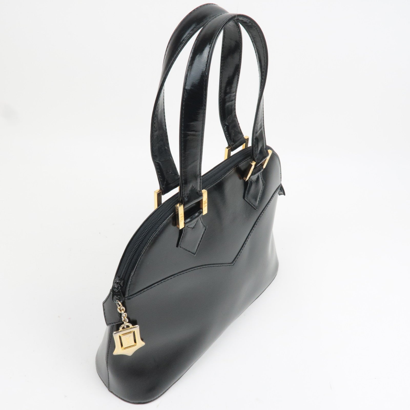 SAINT LAURENT YSL Leather Handbag Black