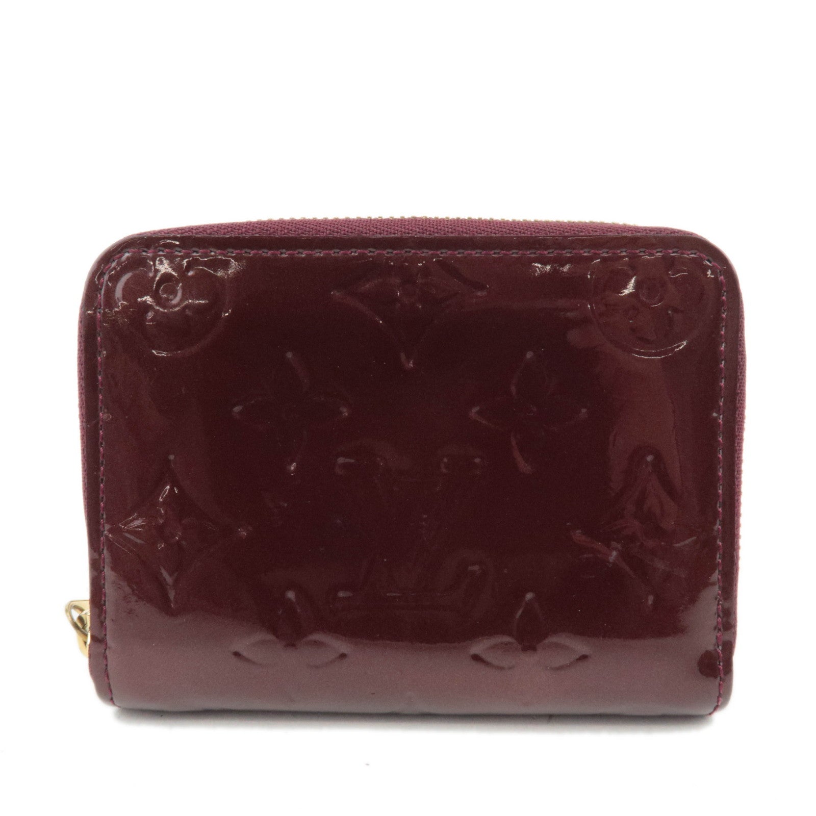 Louis Vuitton Monogram Vernis Zippy Coin Purse Rouge Fauviste M91534 88828