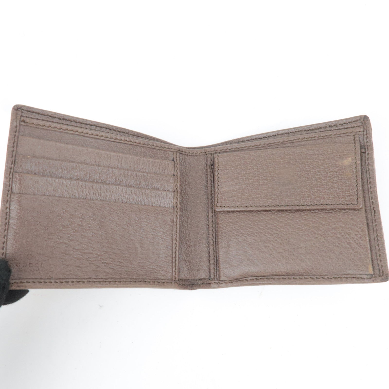 GUCCI Ophidia Sherry GG Supreme Wallet Beige 597609