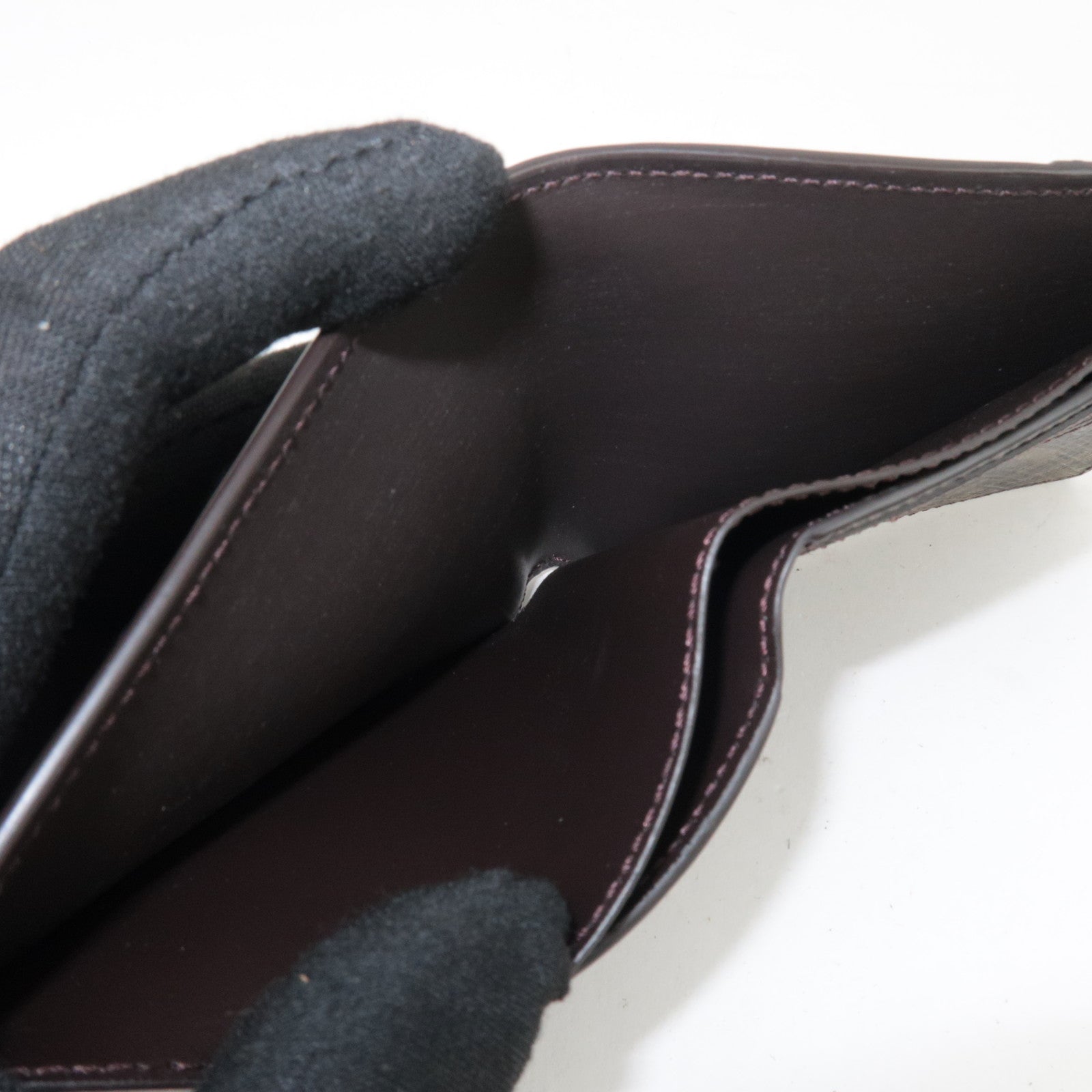 FENDI Zucca PVC Leather Wallet Brown 7M0356