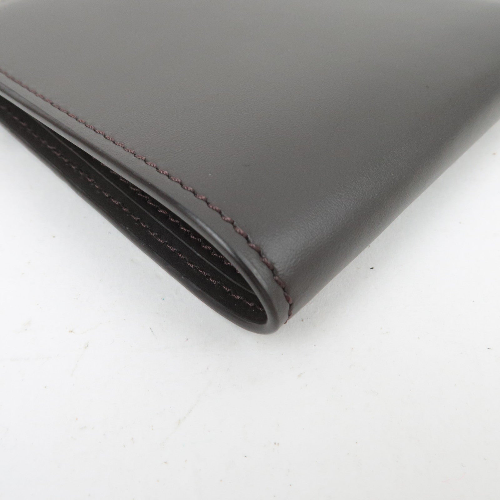 FENDI Zucca PVC Leather Wallet Brown 7M0356