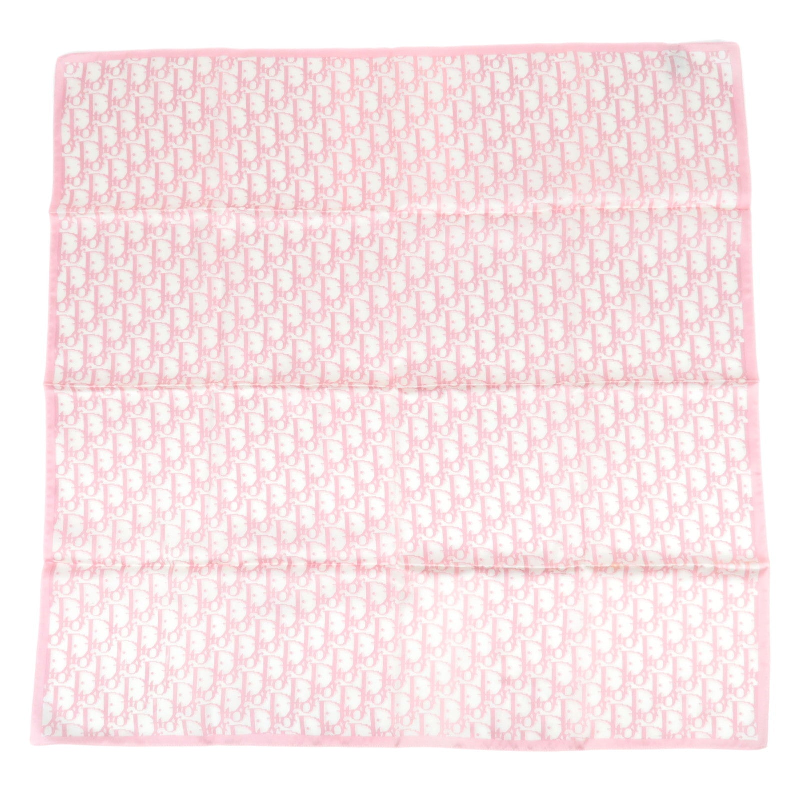 Christian Dior Trotter Scarf 68% Silk 32% Cotton Pink88841