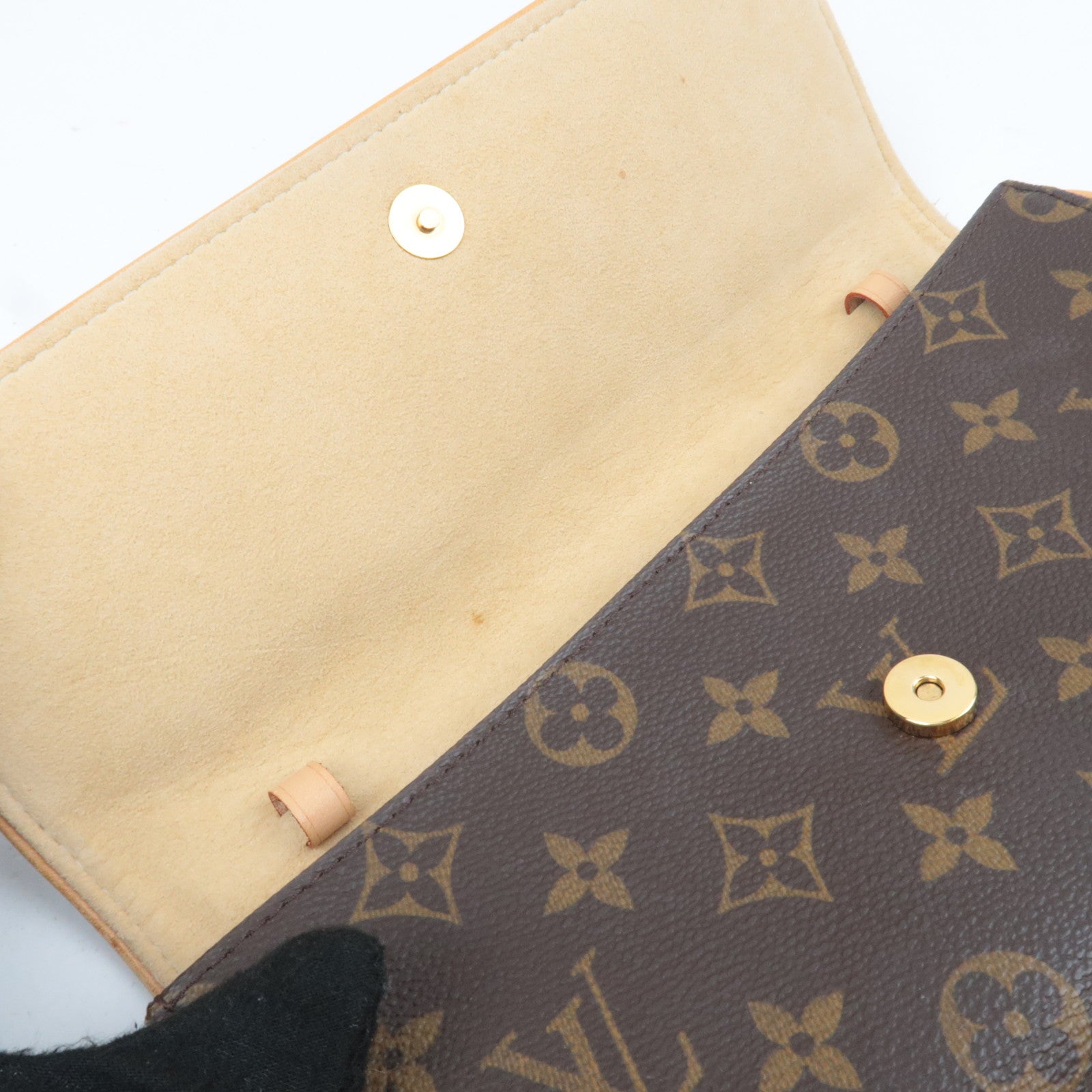 Louis Vuitton Monogram Pochette Twin GM Shoulder Bag M51852