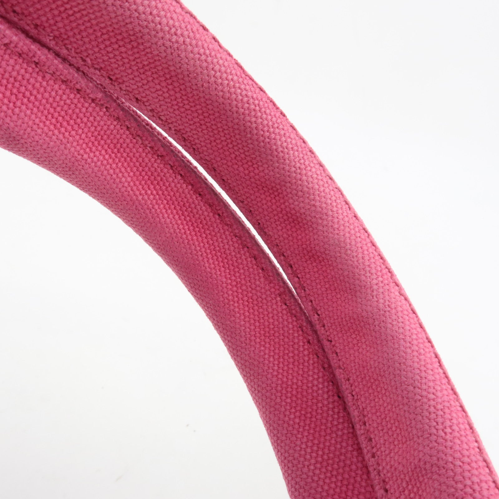 PRADA Canapa Canvas Tote Bag Pink 1BG163