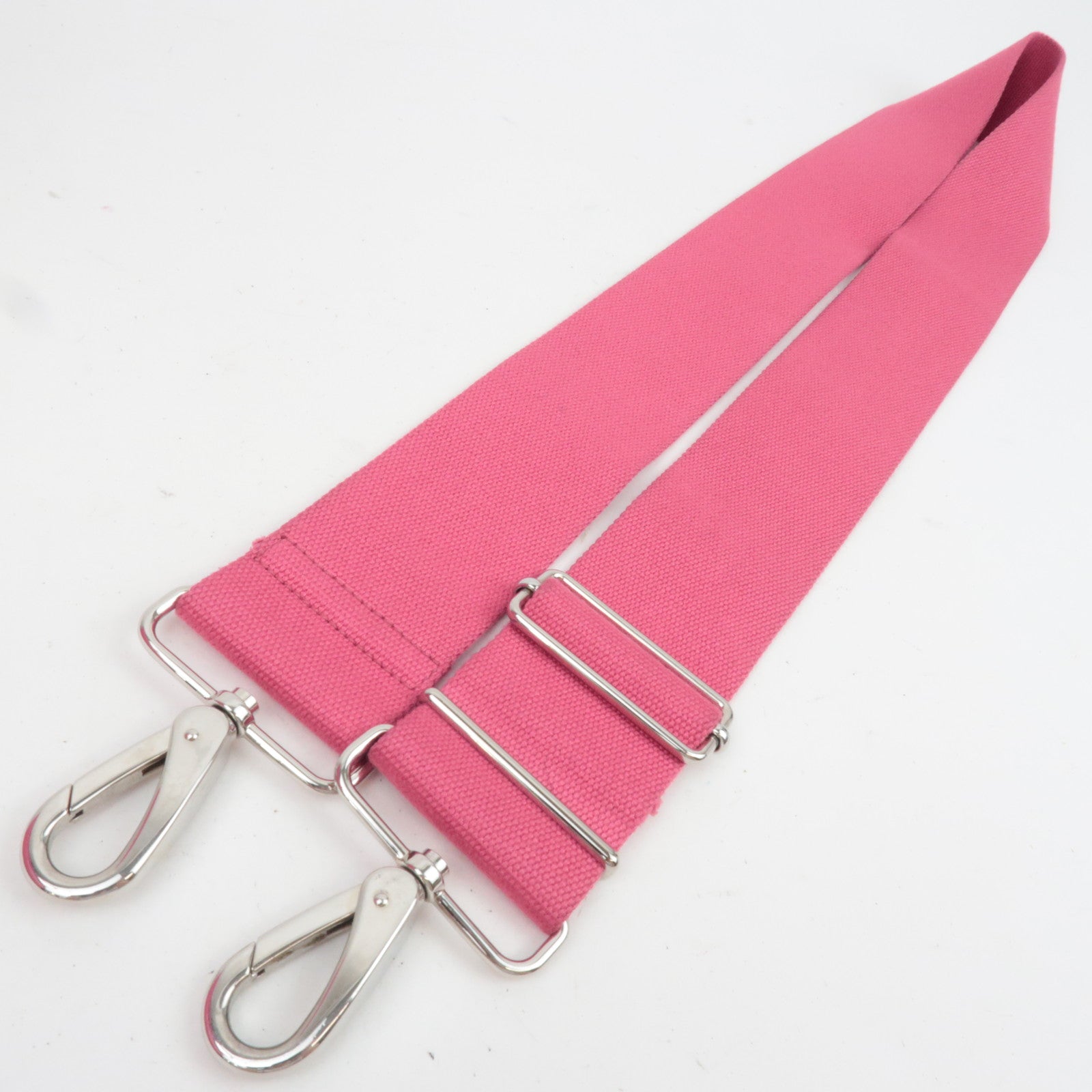 PRADA Canapa Canvas Tote Bag Pink 1BG163