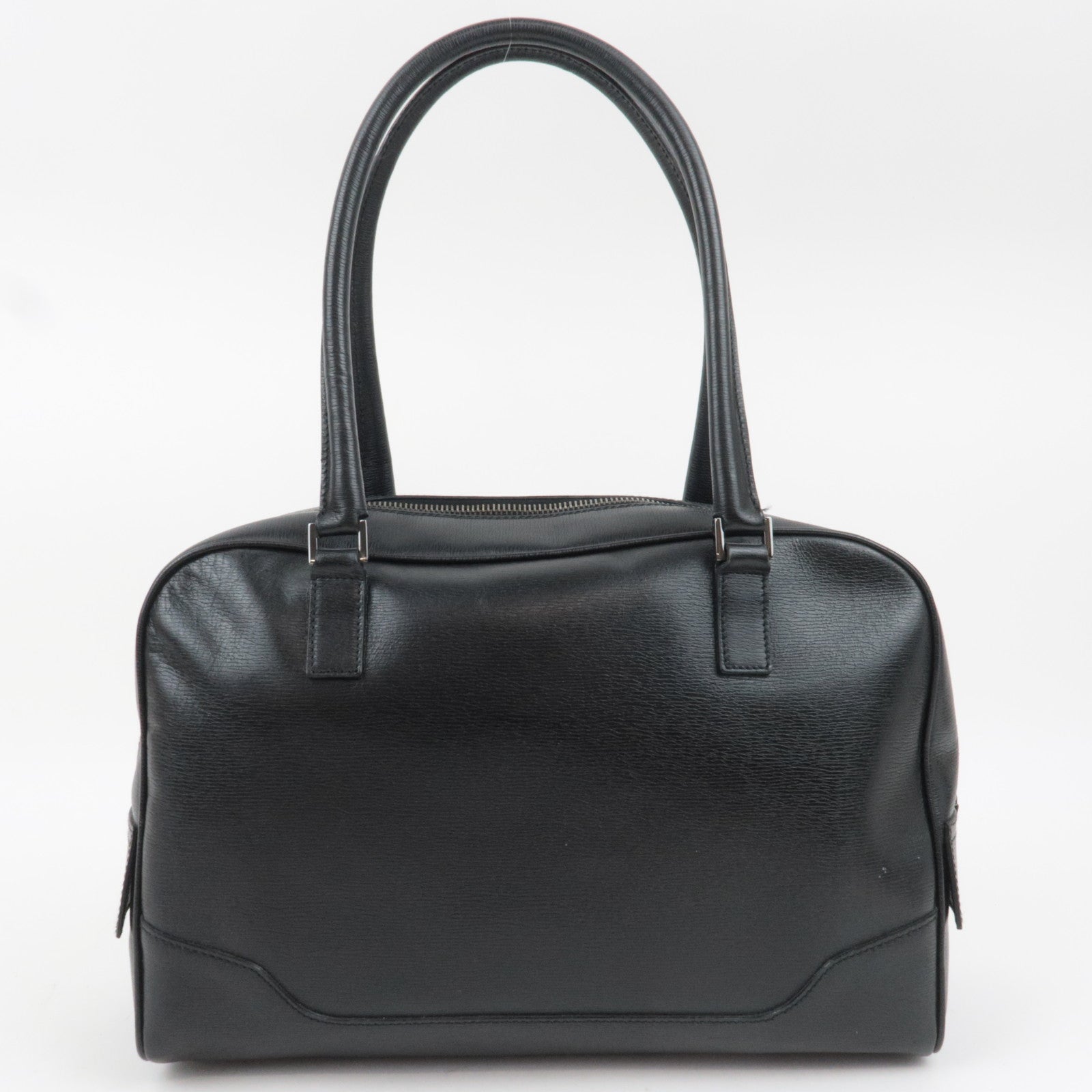 GUCCI Leather Shoulder Bag Black 002.1115