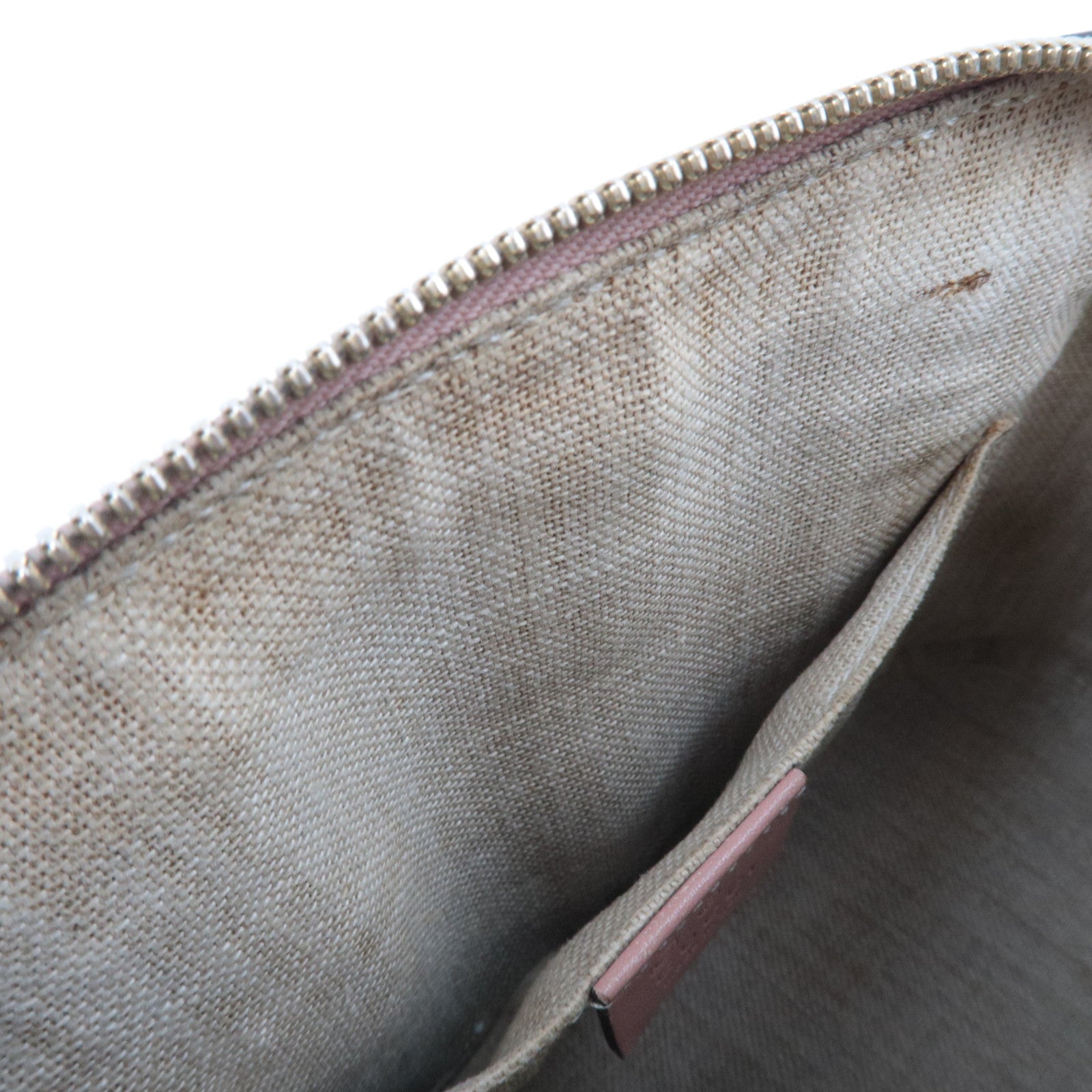 GUCCI Microguccissima 2Way Leather Handbag Pink 449654