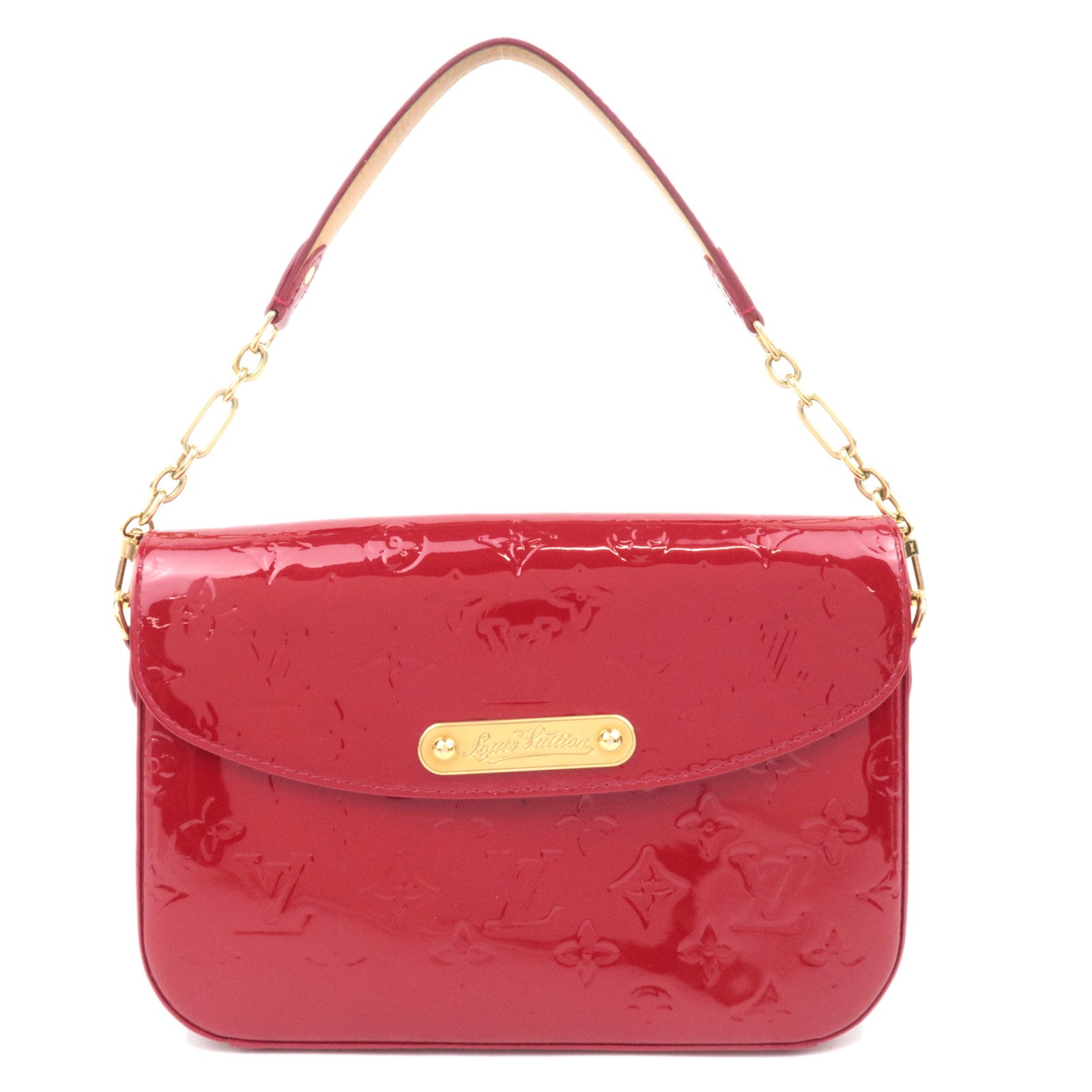 Louis Vuitton Monogram Vernis Rodeo Drive Shoulder Bag Pomme D'Amour M9359988893