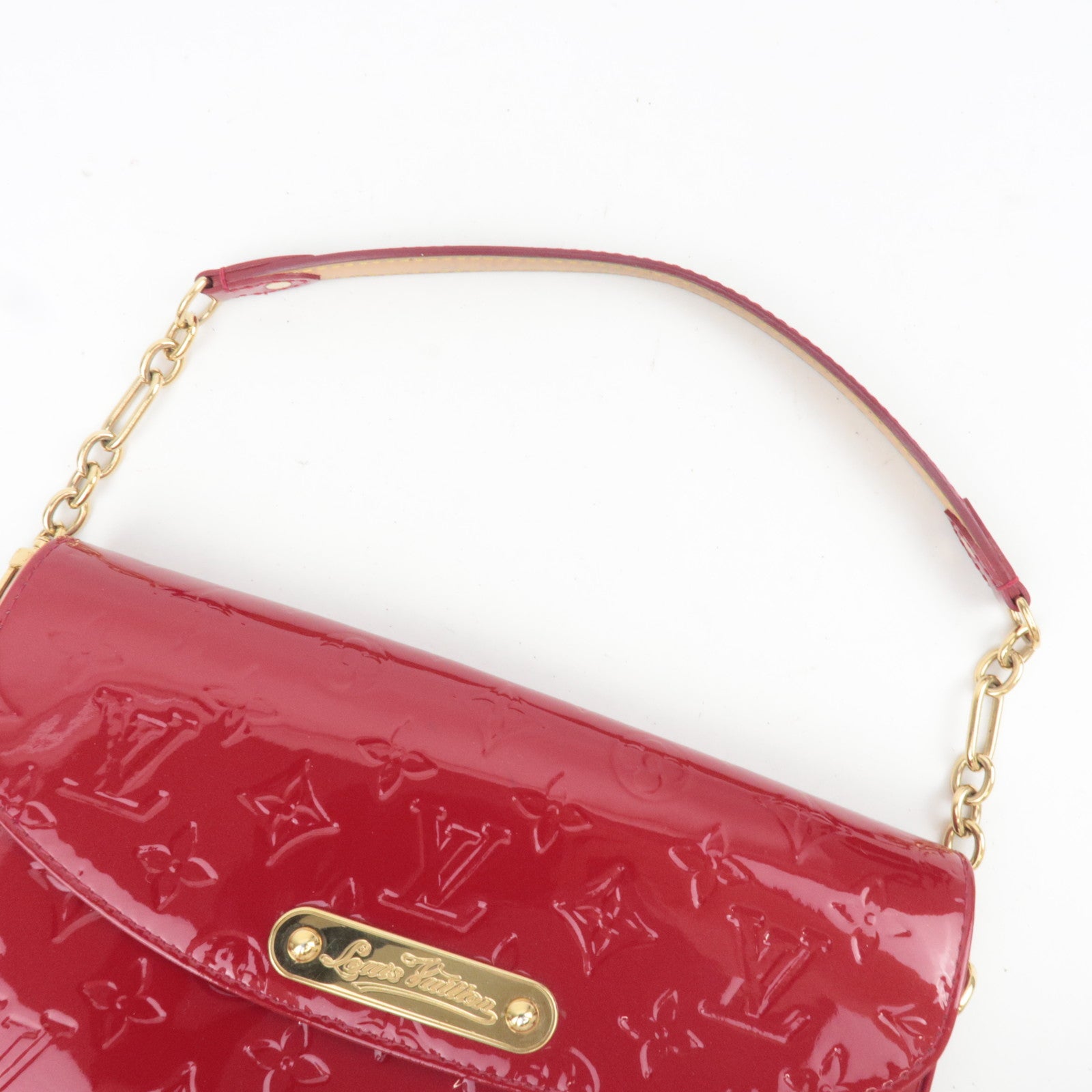Louis Vuitton Monogram Vernis Rodeo Drive Shoulder Bag Pomme D'Amour M93599