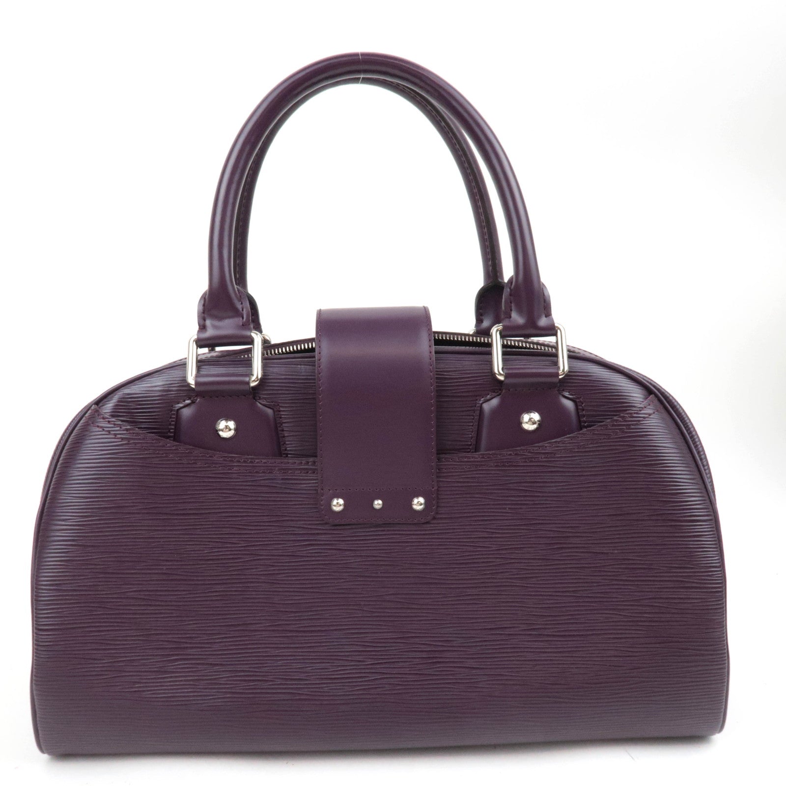 Louis Vuitton Epi Bowling Montaigne GM Handbag Cassis M5931K
