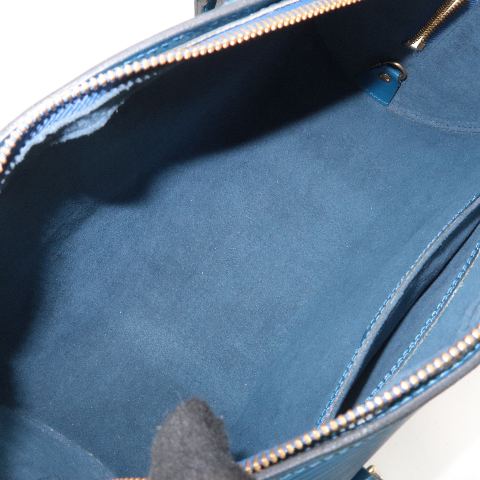 Louis Vuitton Epi Soufflot Shoulder Bag Toledo Blue M52225