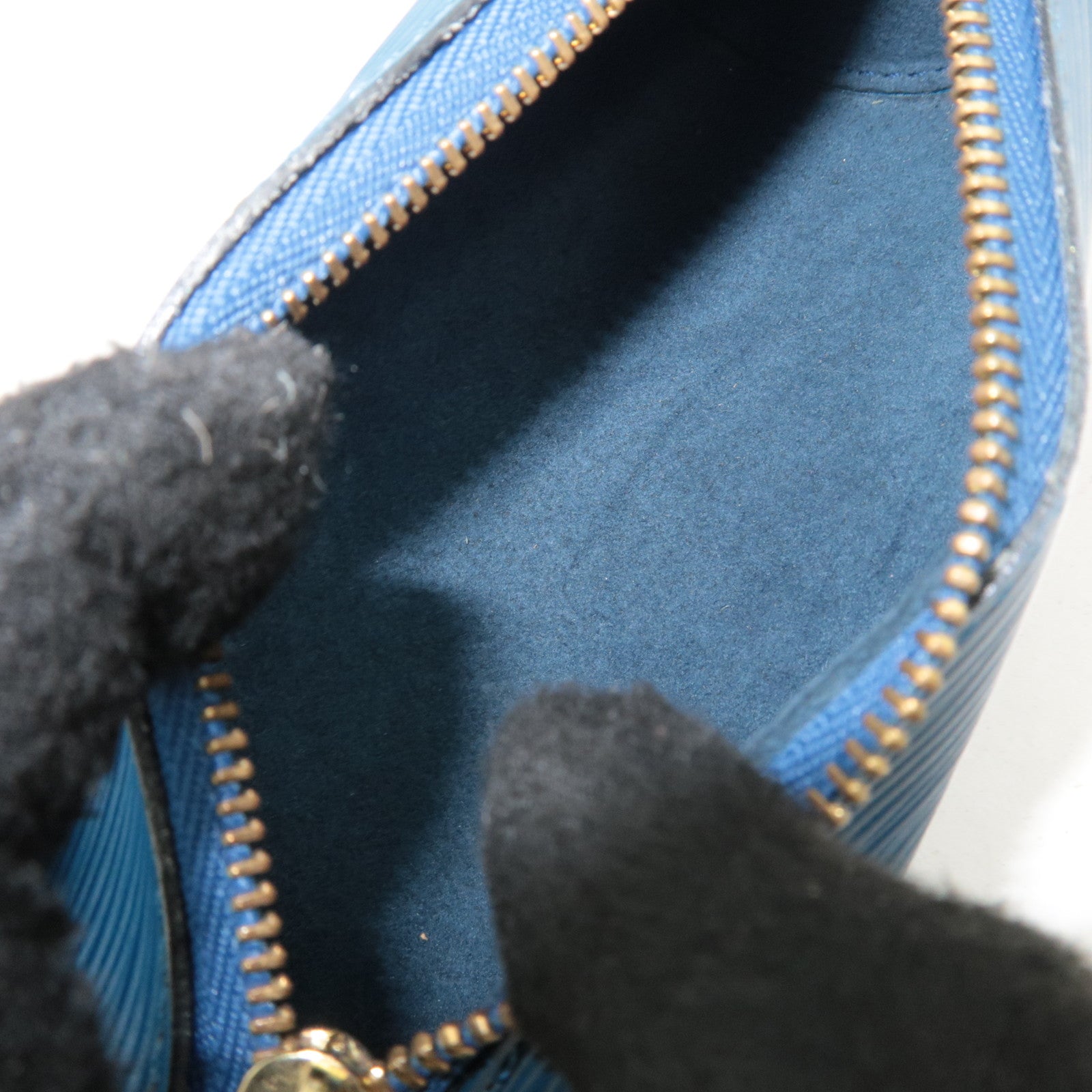 Louis Vuitton Epi Soufflot Shoulder Bag Toledo Blue M52225