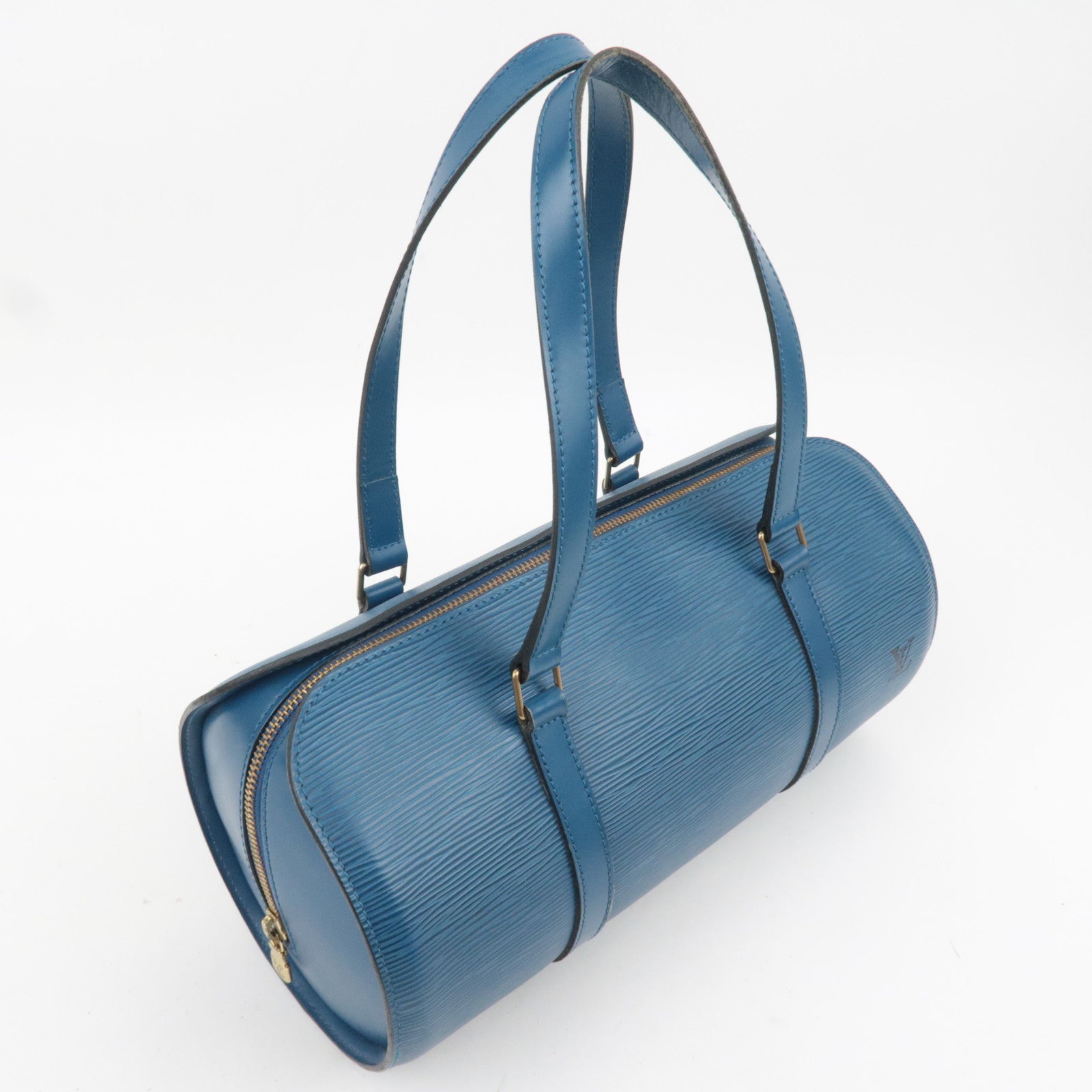 Louis Vuitton Epi Soufflot Shoulder Bag Toledo Blue M52225