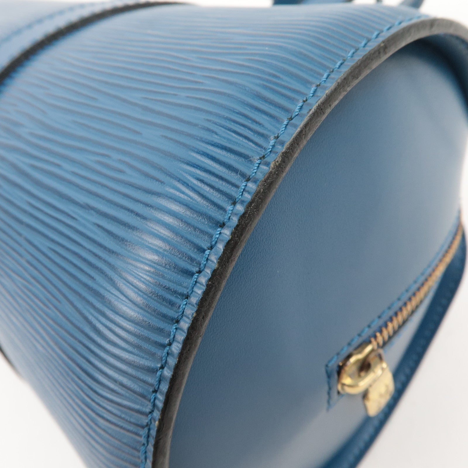 Louis Vuitton Epi Soufflot Shoulder Bag Toledo Blue M52225