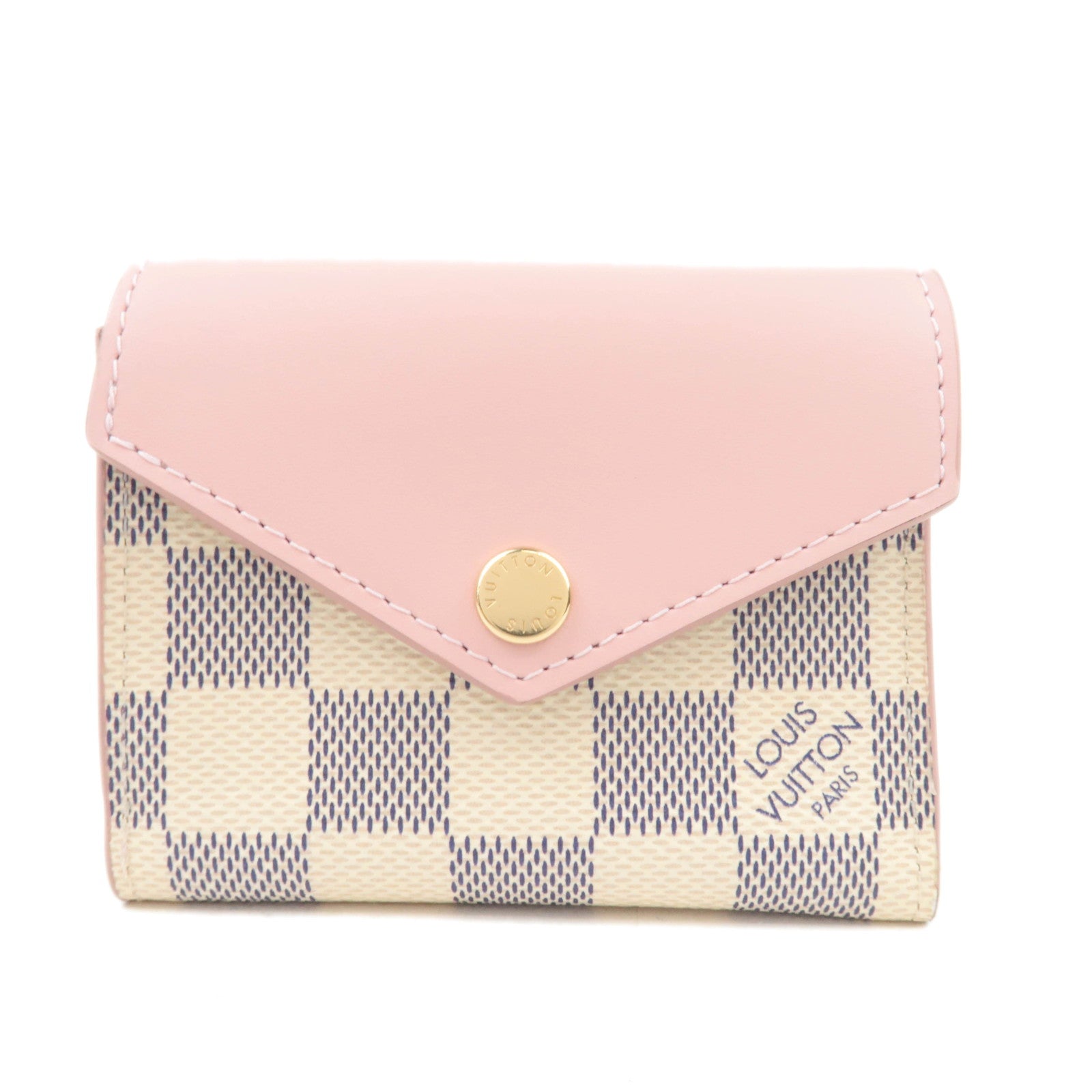 Louis Vuitton Damier Azur Portefeuille Zoe Wallet Rose Ballerine N6016888906