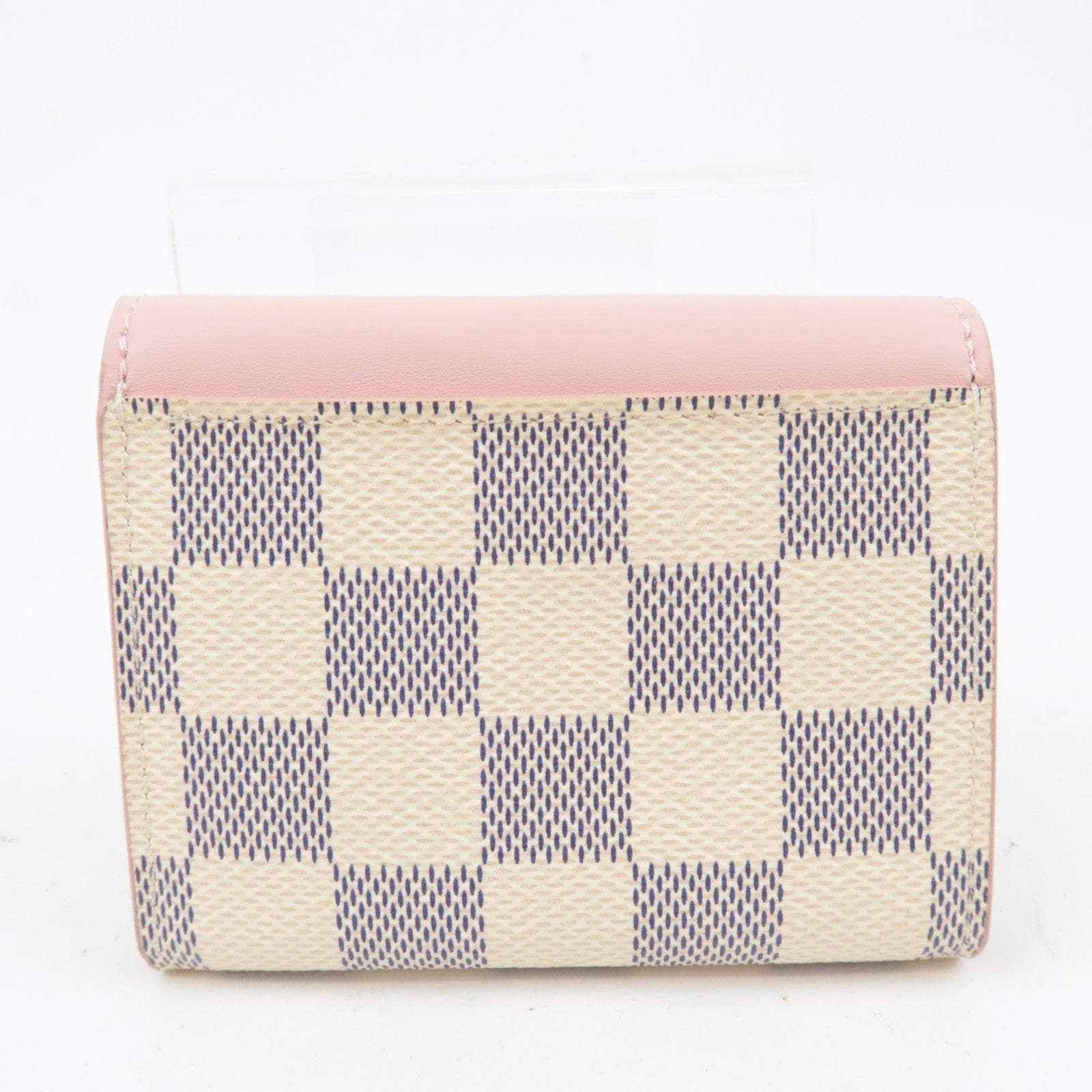 Louis Vuitton Damier Azur Portefeuille Zoe Wallet Rose Ballerine N60168