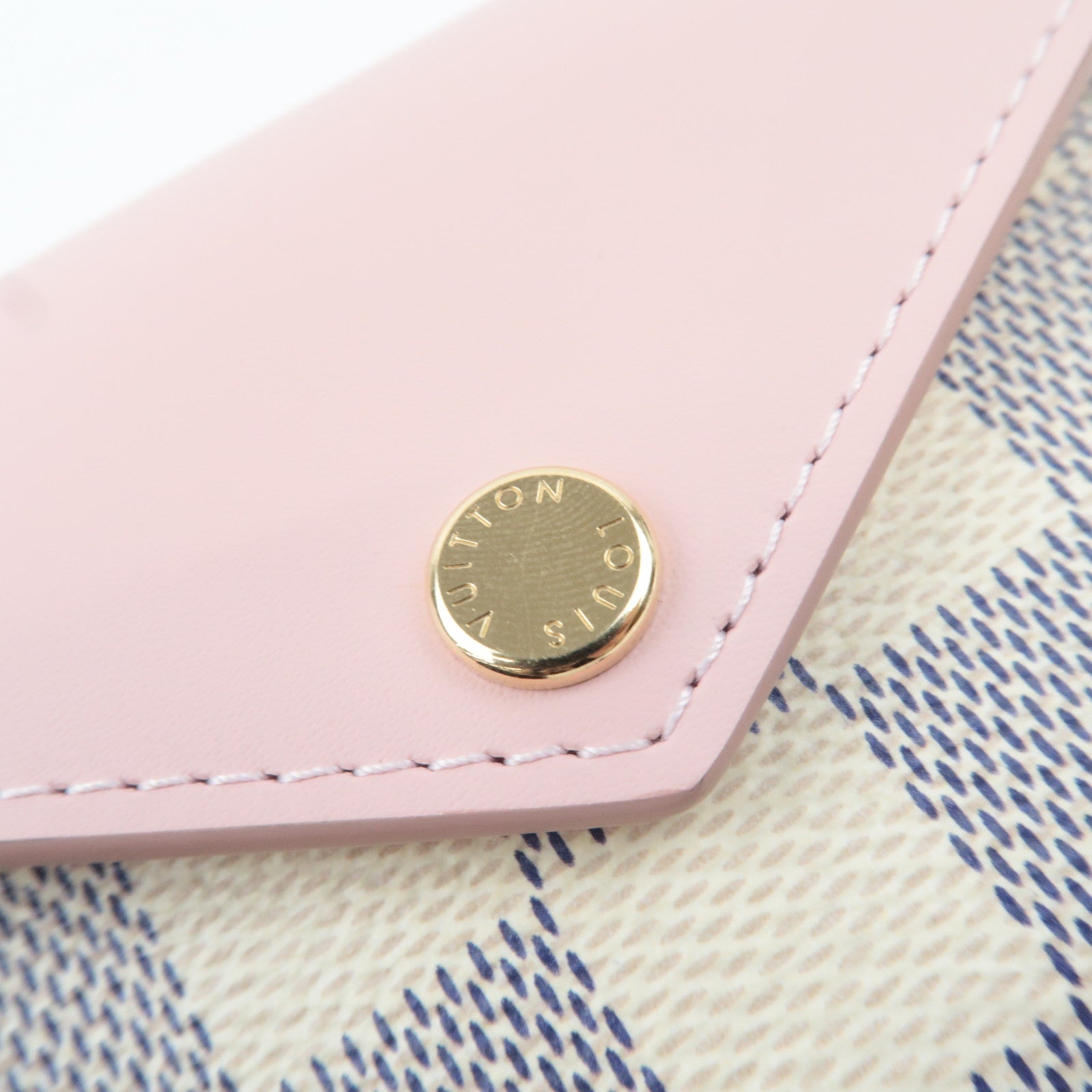 Louis Vuitton Damier Azur Portefeuille Zoe Wallet Rose Ballerine N60168