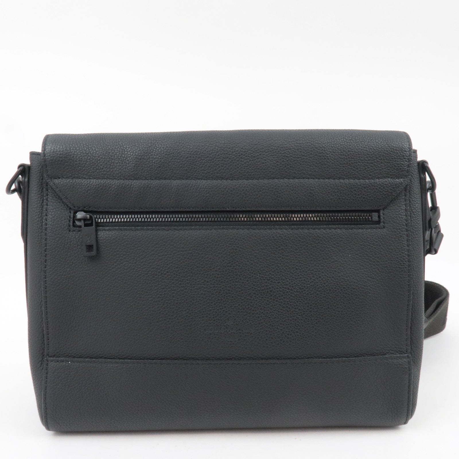 Louis Vuitton Aerogram Takeoff Messenger Leather Shoulder Bag Noir M57080