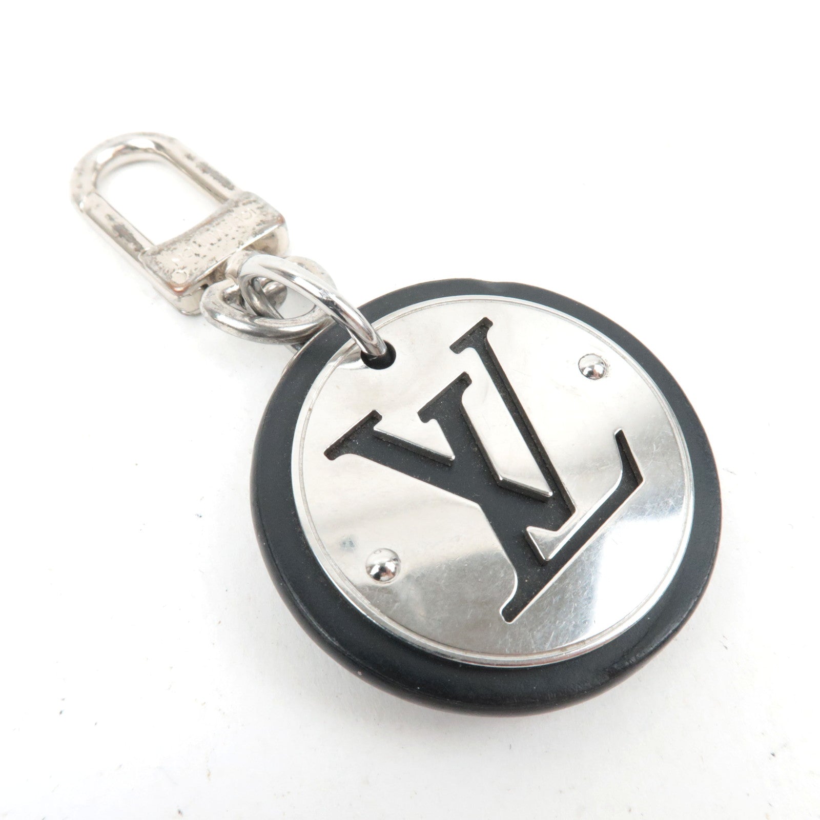 Louis Vuitton Porte Cles LV Circle Metal Bag Charm