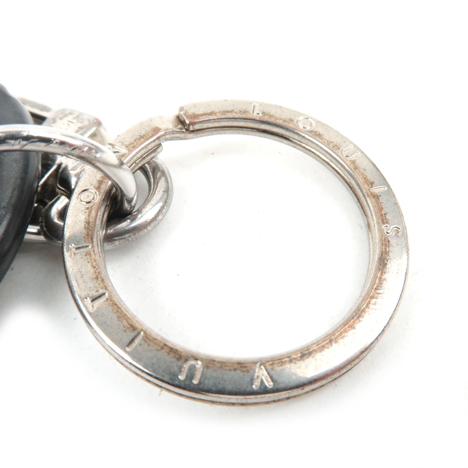 Louis Vuitton Porte Cles LV Circle Metal Bag Charm