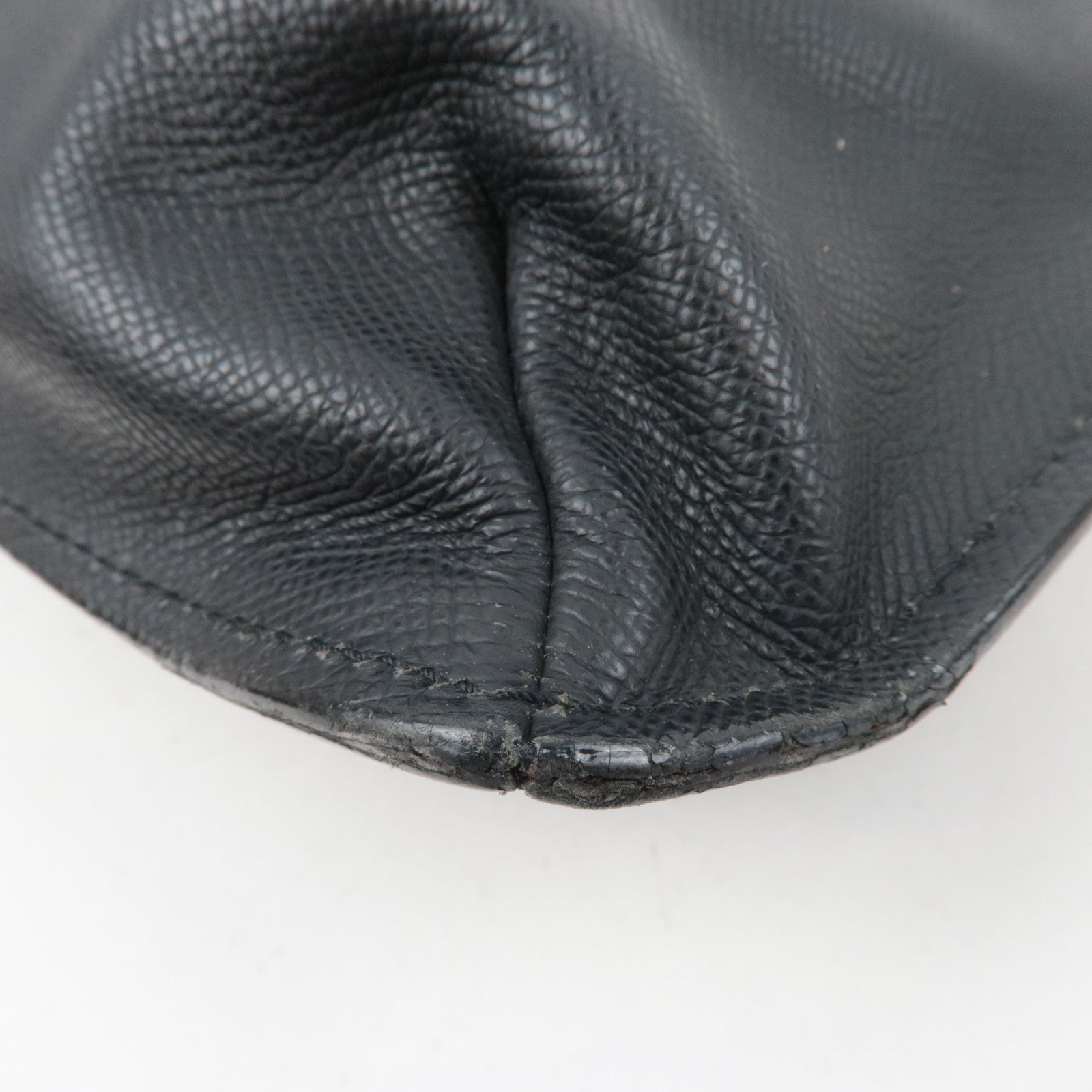 CHANEL Logo Leather Tote Bag Black