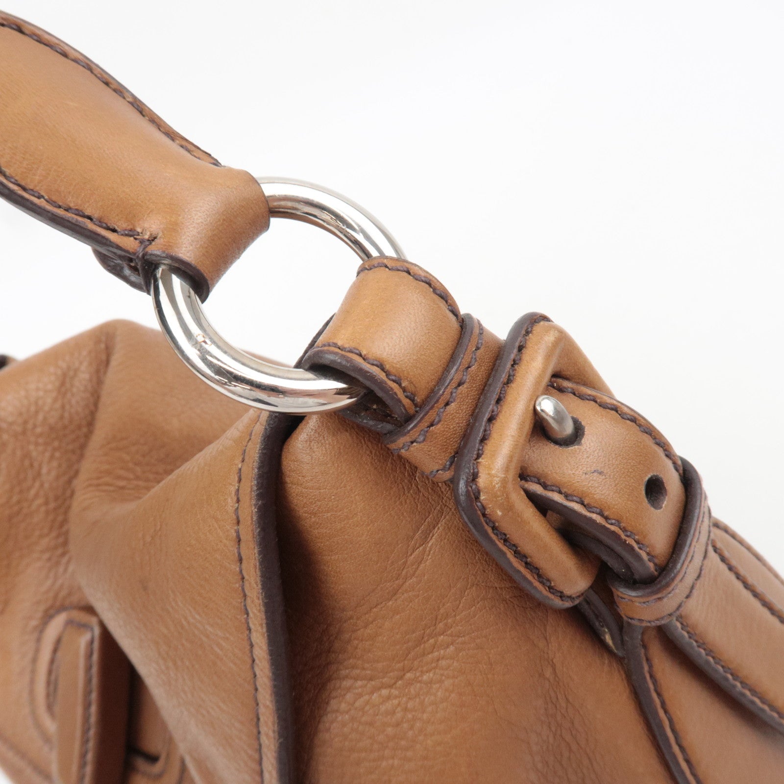 Jil Sander Leather Shoulder Bag Brown