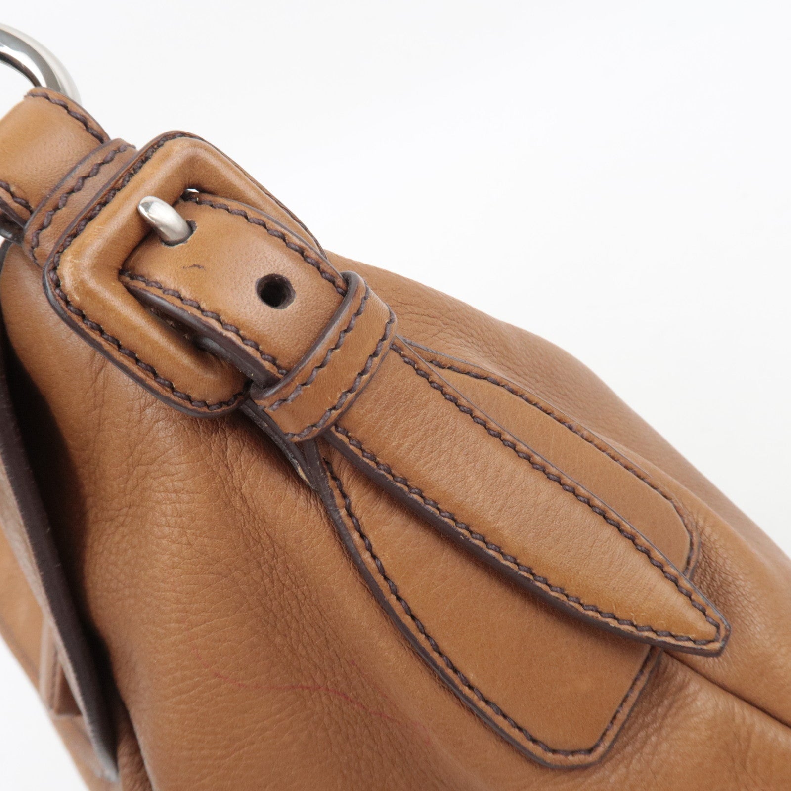 Jil Sander Leather Shoulder Bag Brown