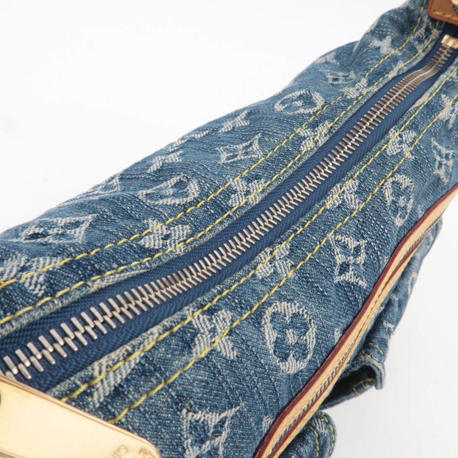 Louis Vuitton Monogram Denim Baggy PM Shoulder Bag M95049