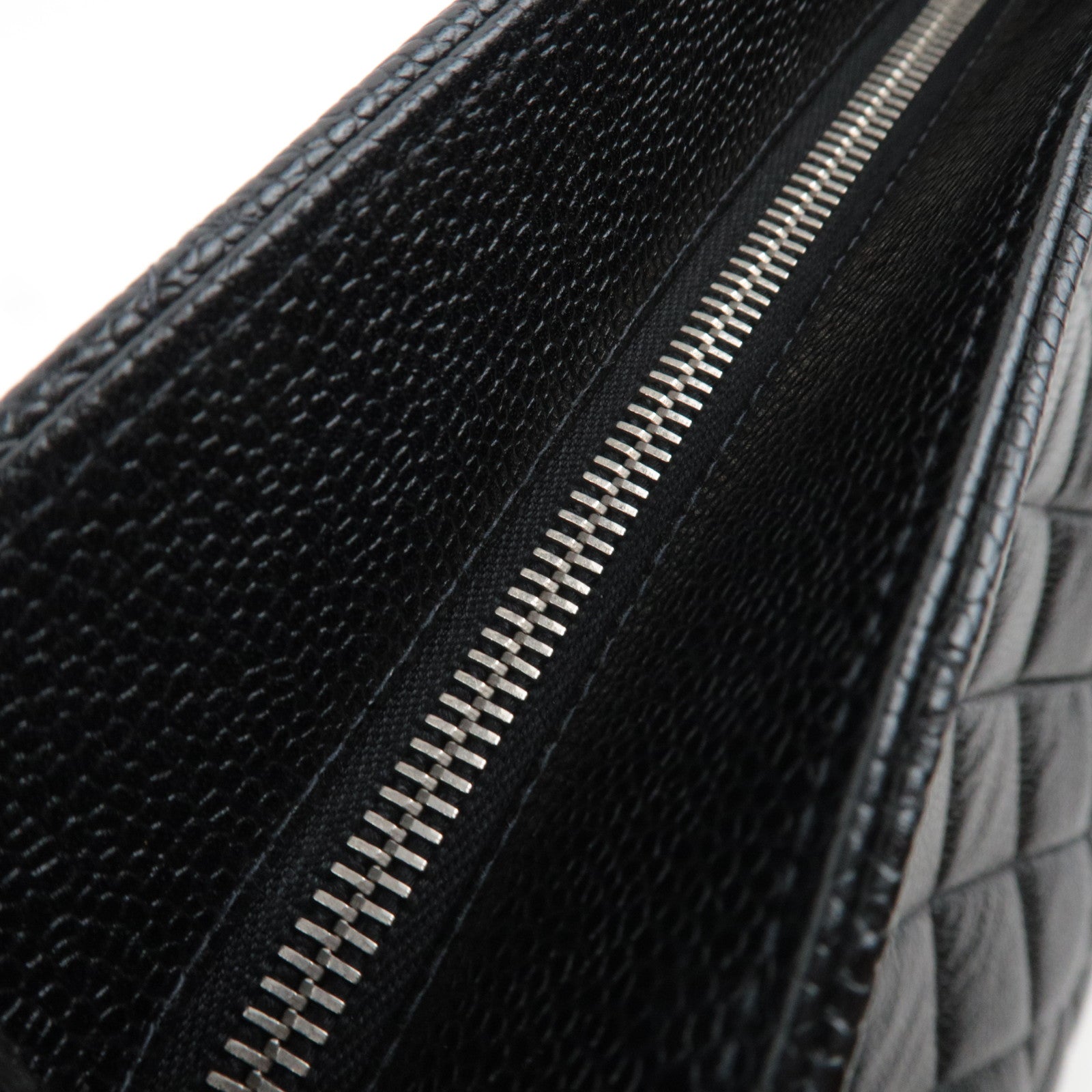 CHANEL Medallion Tote Bag Caviarskin Black Silver HDW A01804